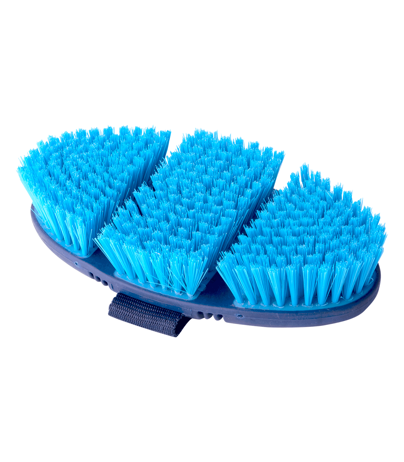 Flex Bodybrush, soft synthetic bristles azure blue/blue