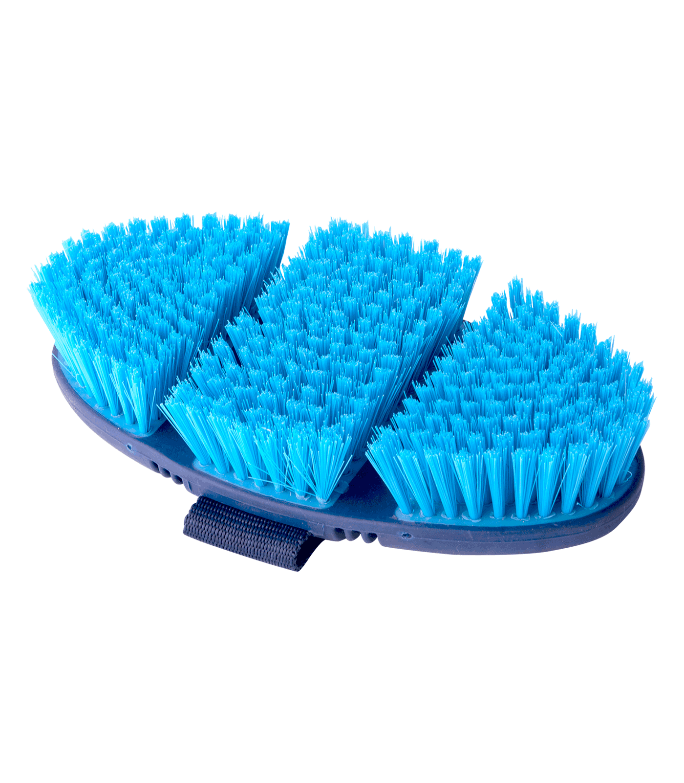 Brusca Flex, morbide setole sintetiche blu azzurro/blu