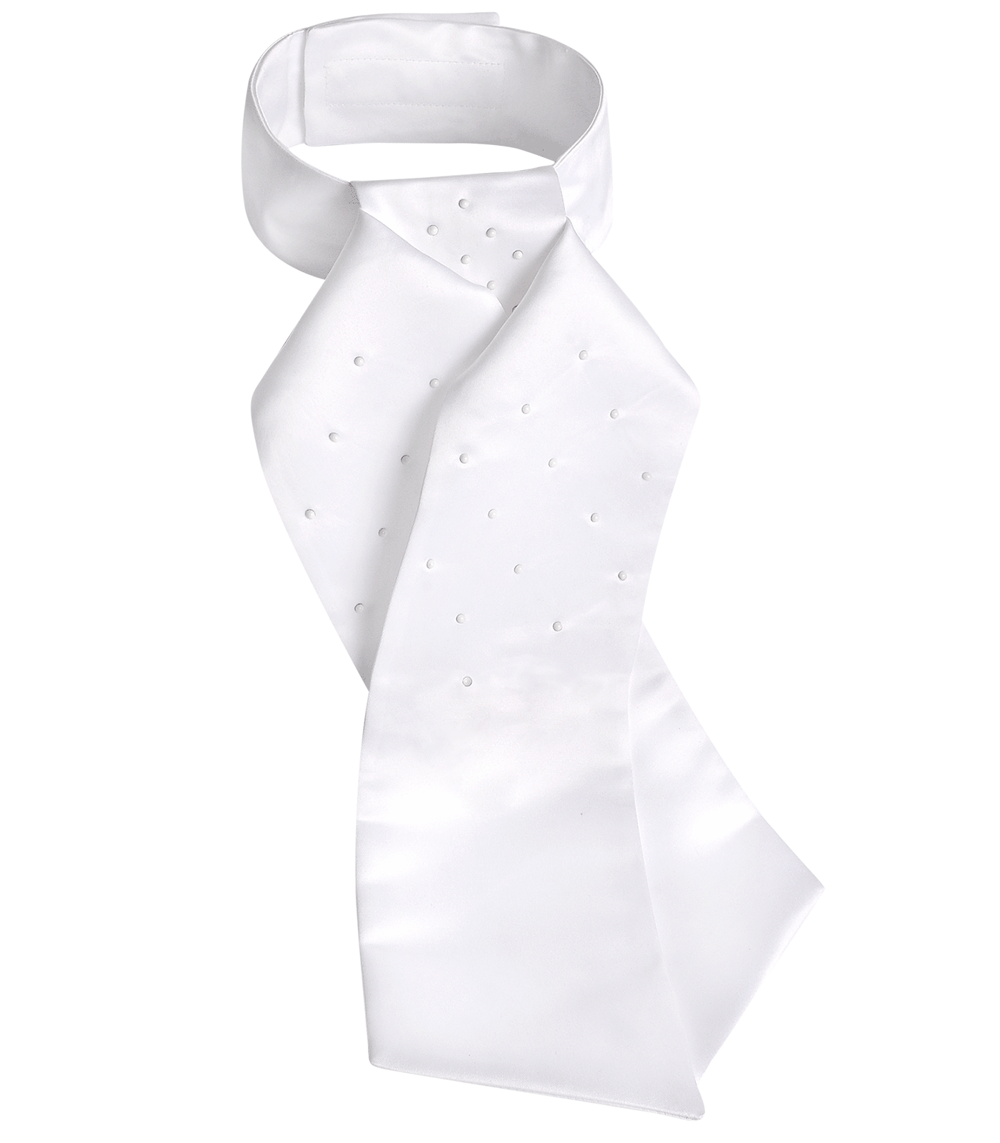Plastron Claire blanc