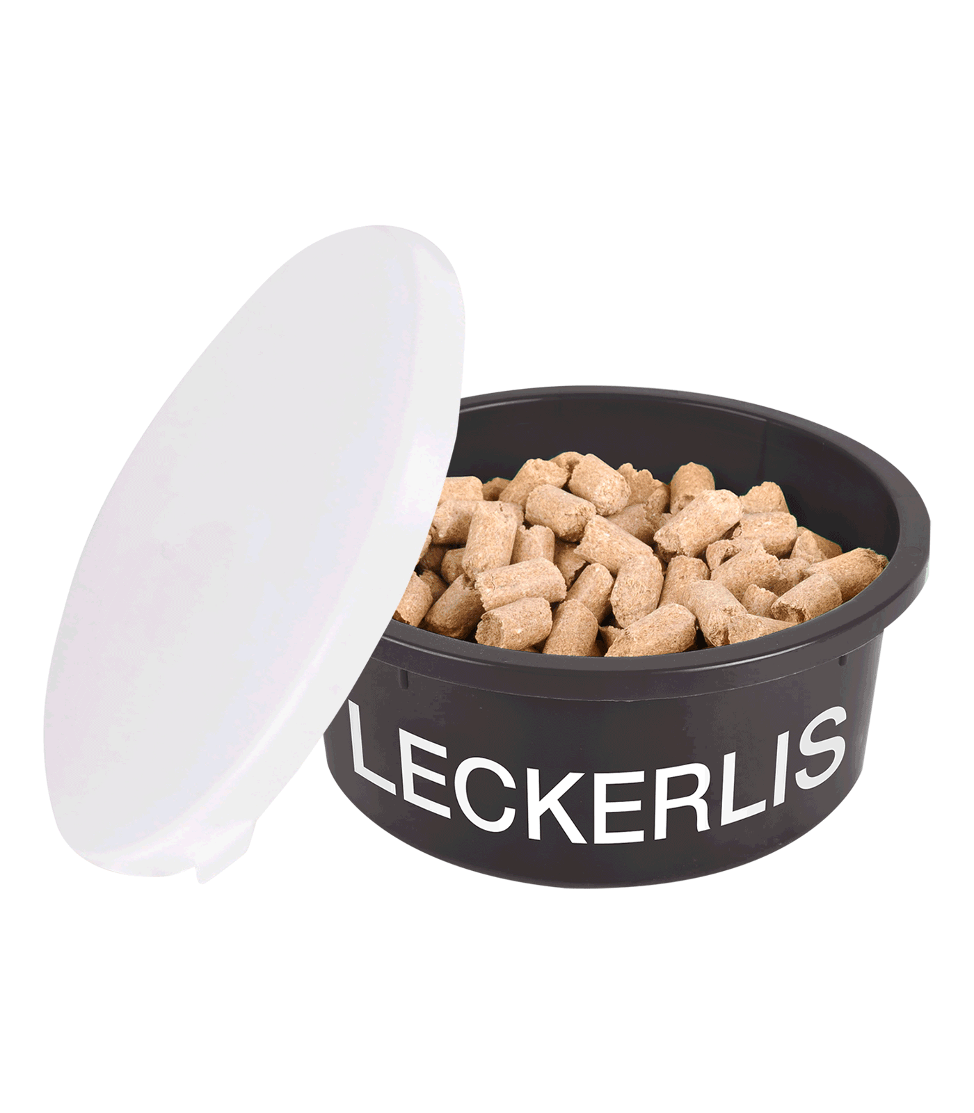 Bol à friandises avec couvercle gris