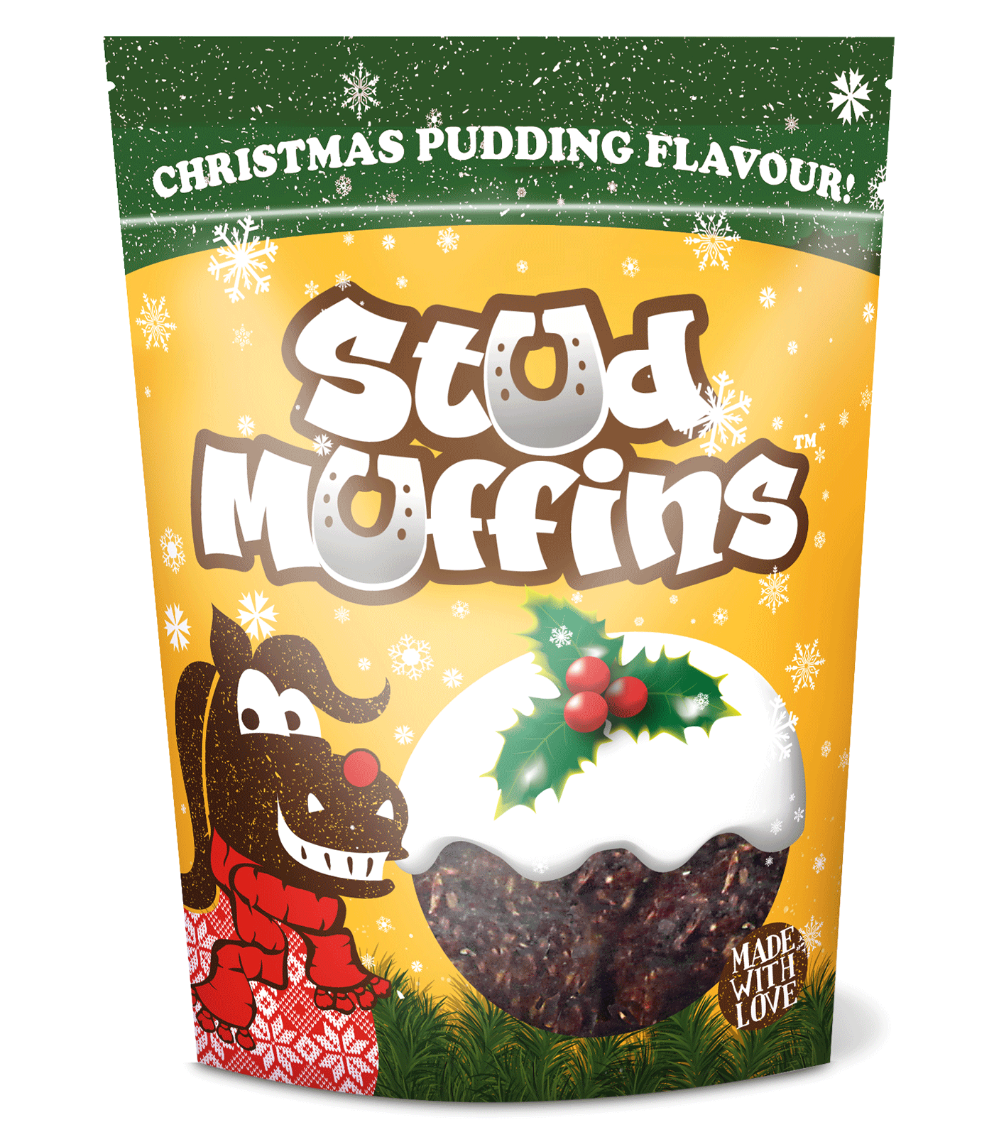 Stud Muffins con sabor a budín de Navidad, 15 Uds.