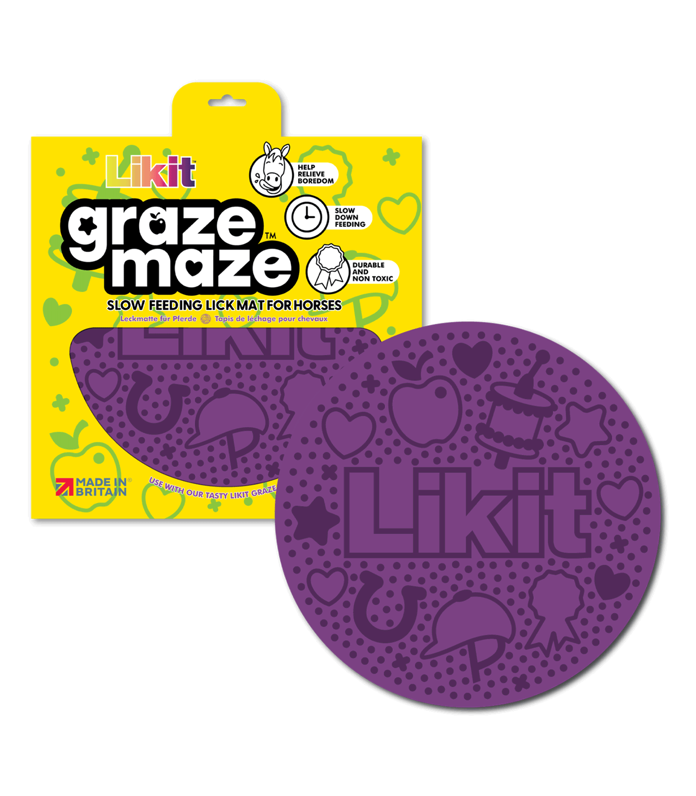 Lízací podložka pro koně Likit Graze Maze