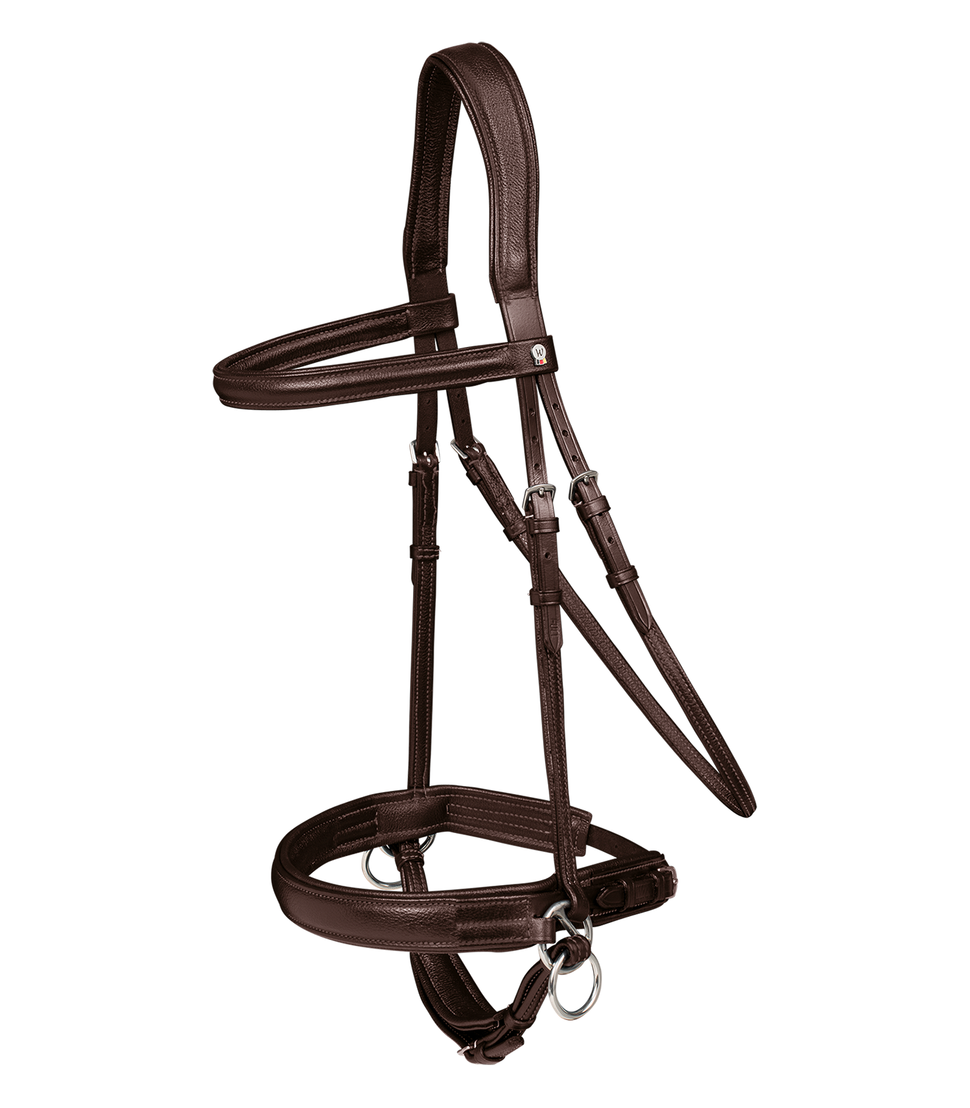 Brida Waldhausen X-Line sin embocadura Supersoft marrón