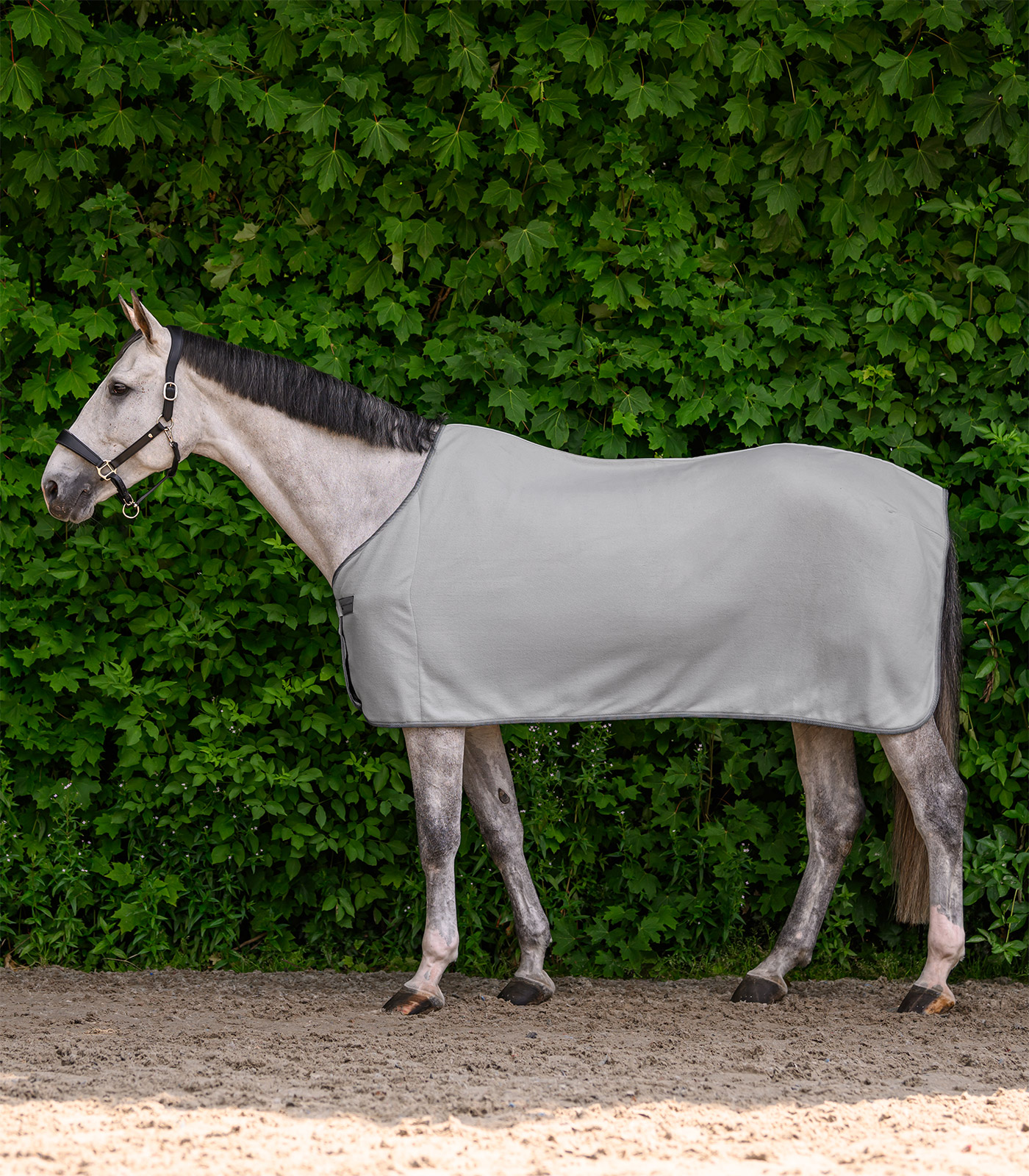 ECONOMIC Fleecedecke silbergrau