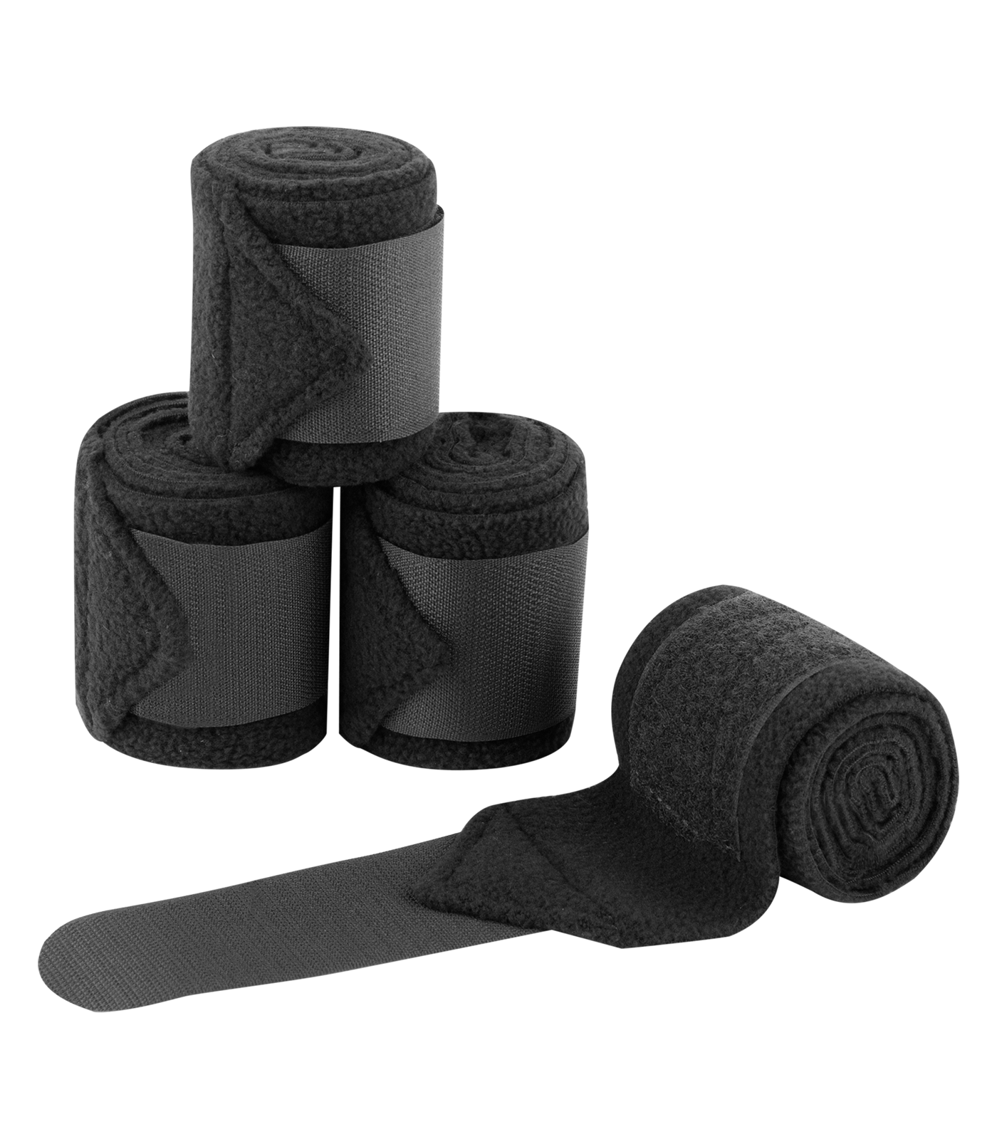 Bandage en polaire Shetty, ensemble de 4 unités noir