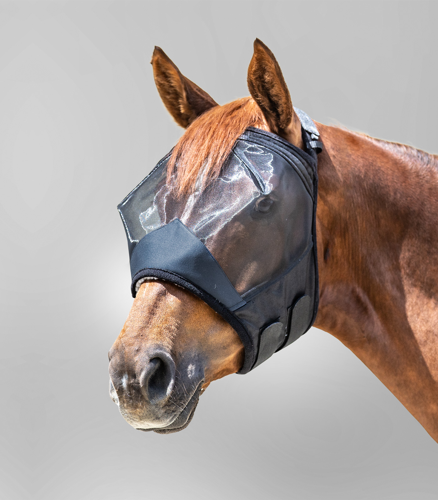 Happy Ears Fly Mask black