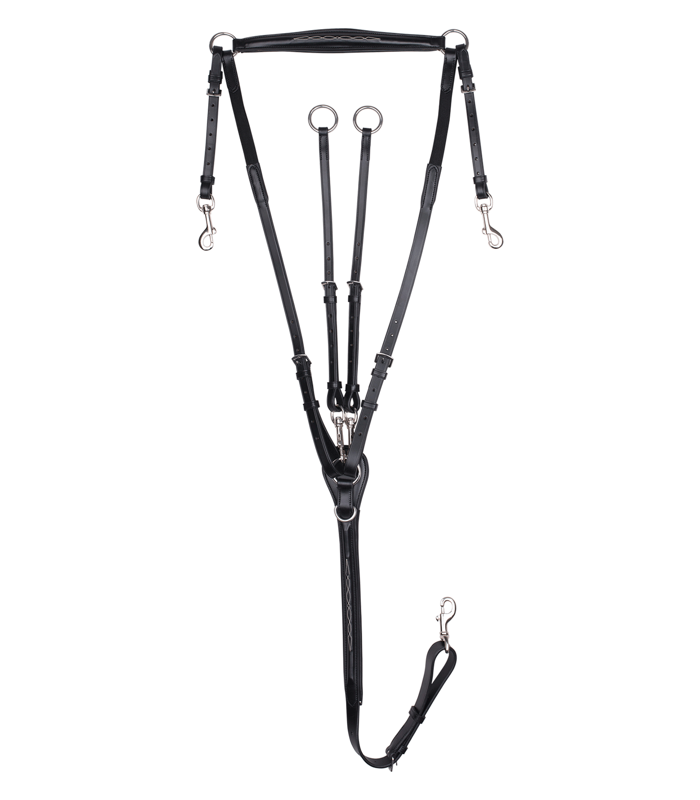Waldhausen X-Line Breastplate with Bridge black