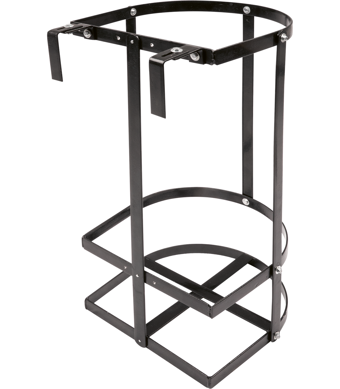 Support pour mangeoires de 2 litres noir