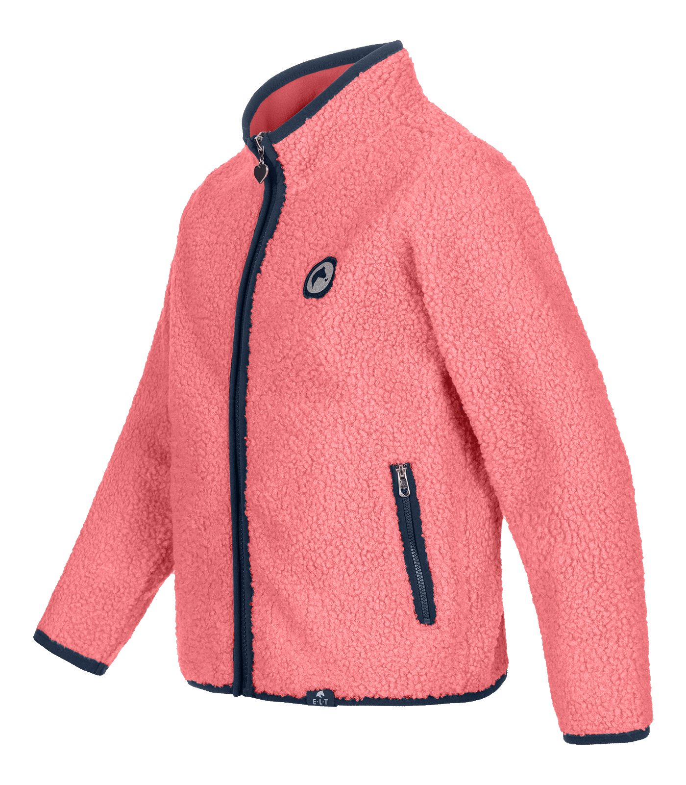 Chaqueta polar Lucky Lana, para niños rosa rojo/Lucky Heart