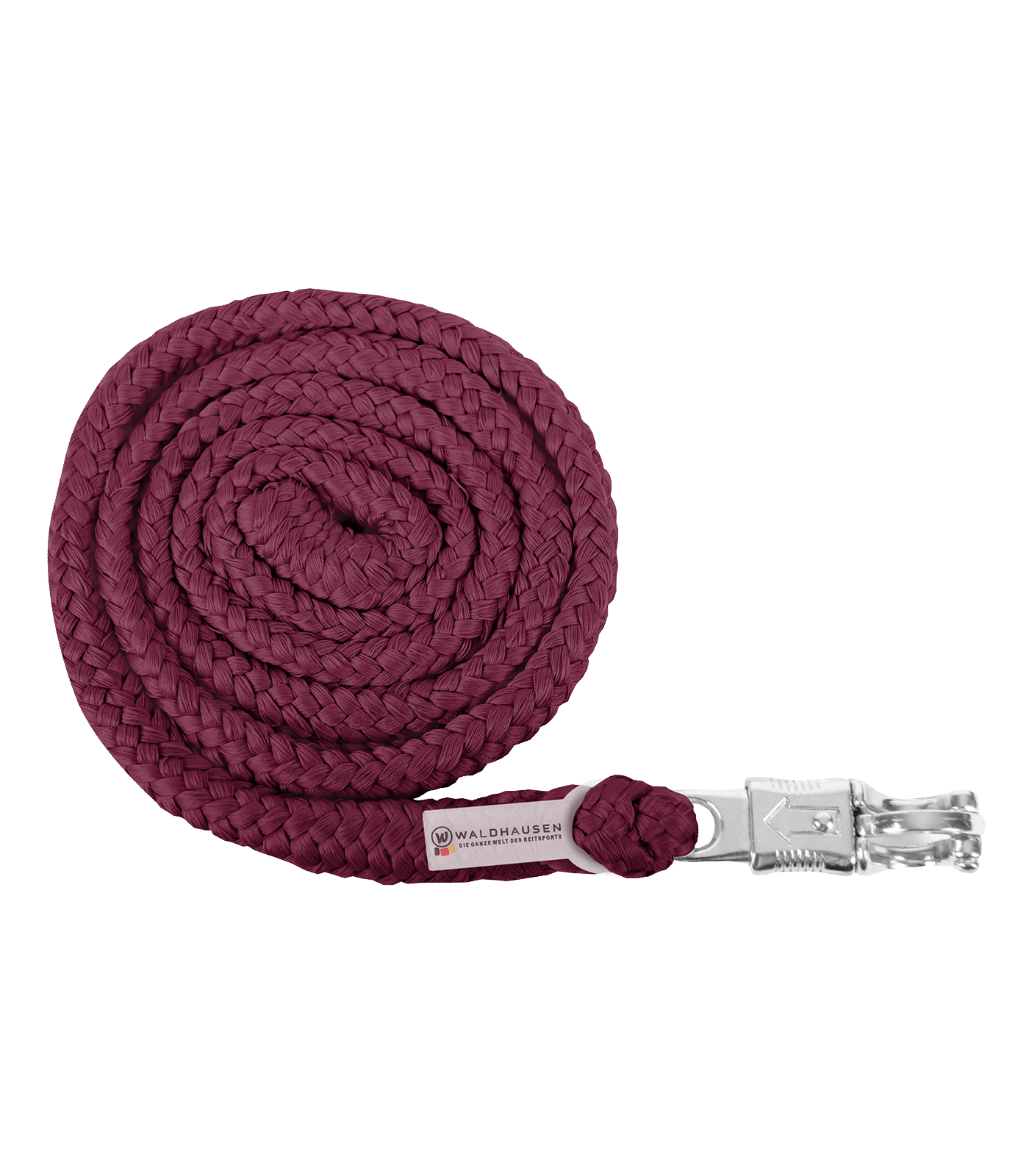 Longe de licol Economic - Mousqueton Anti-Panique bourgogne rouge