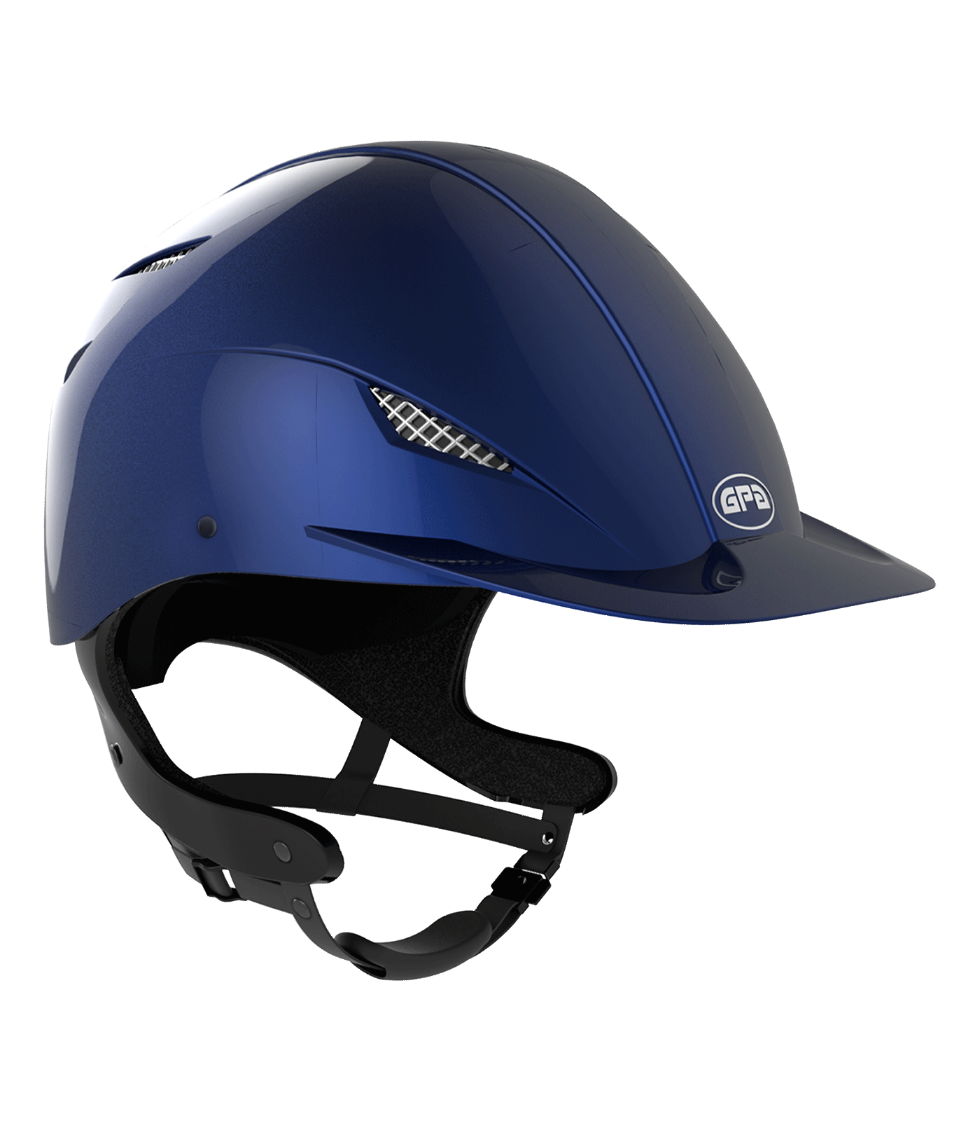 GPA EASY SPEED AIR TLS Riding Helmet dark blue glossy