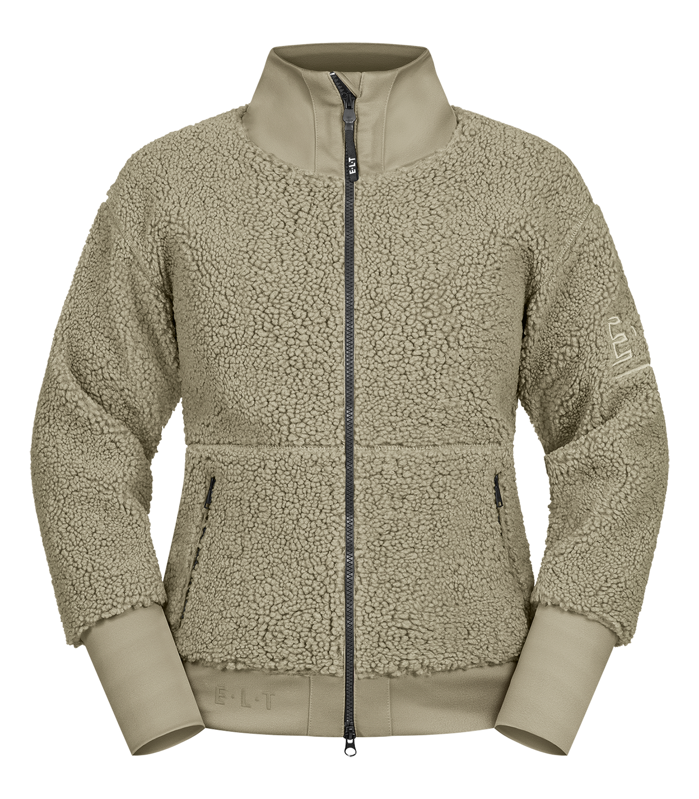 Fleecejacke Riverside beigegrau