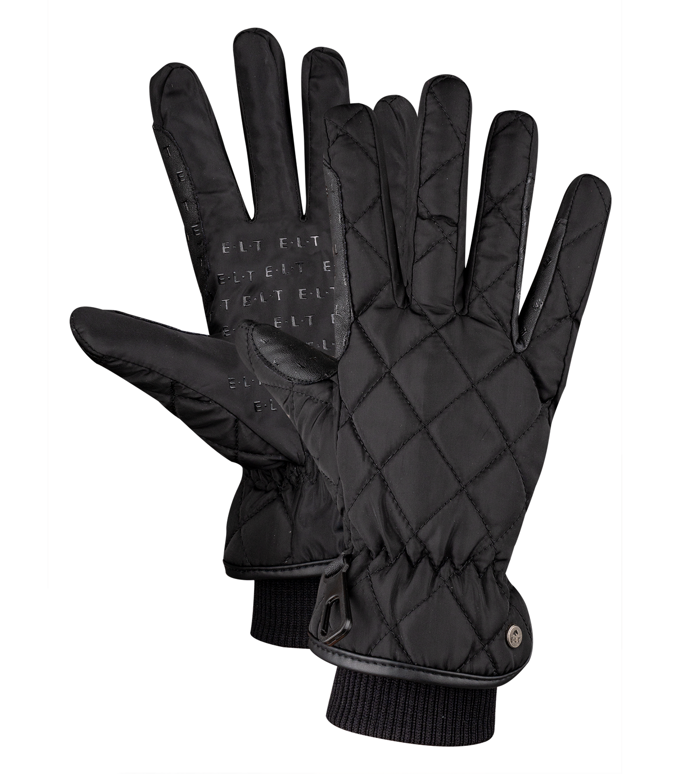 Diamond Winter Riding Gloves black