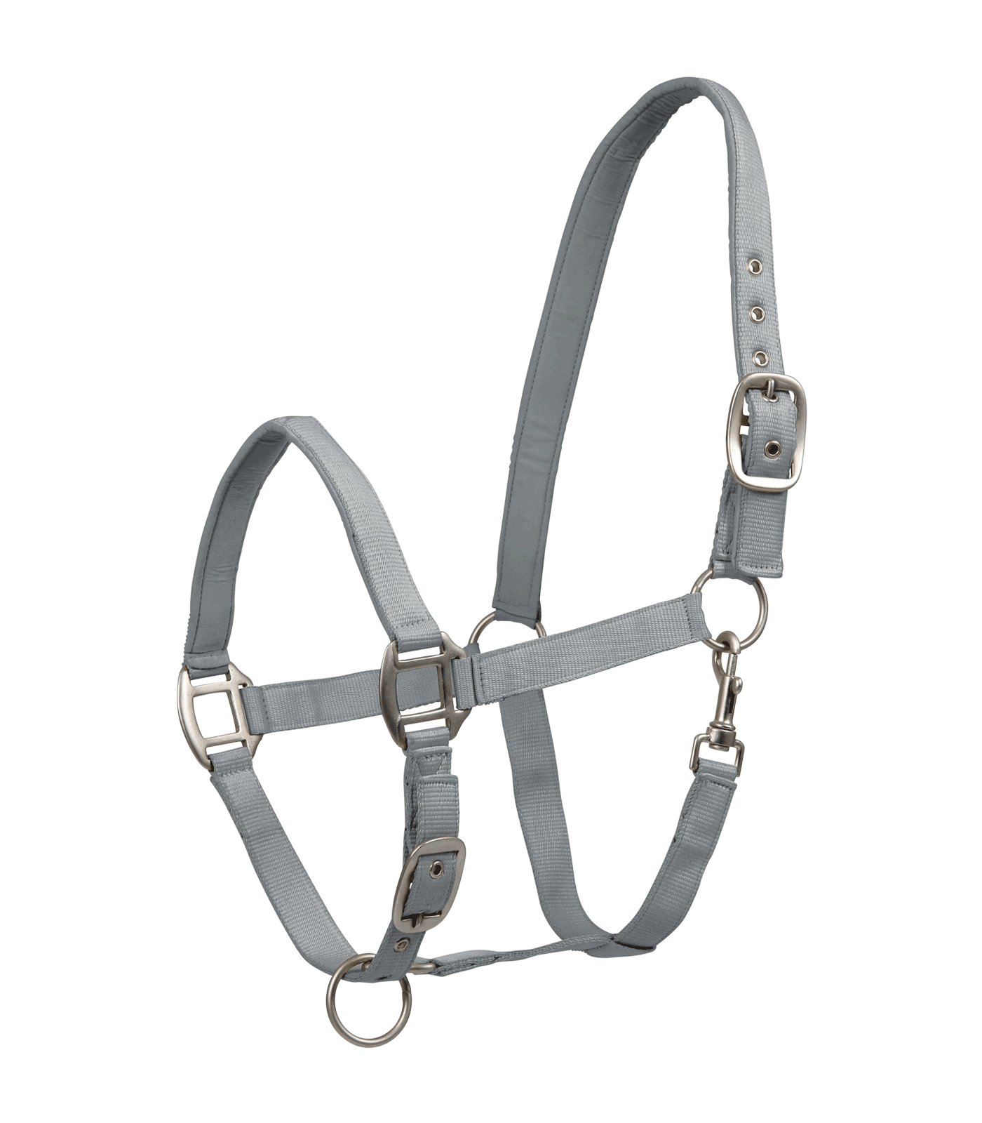 Halfter Satin chromgrau