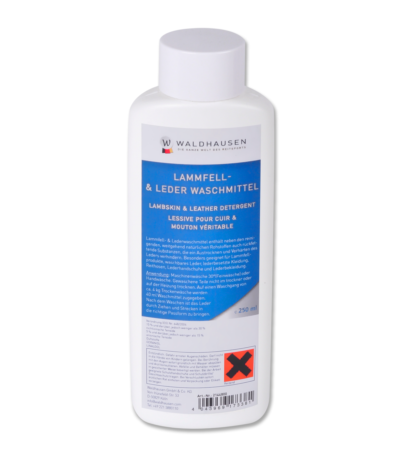 Detergente per articoli in pelle e agnellino, 250 ml
