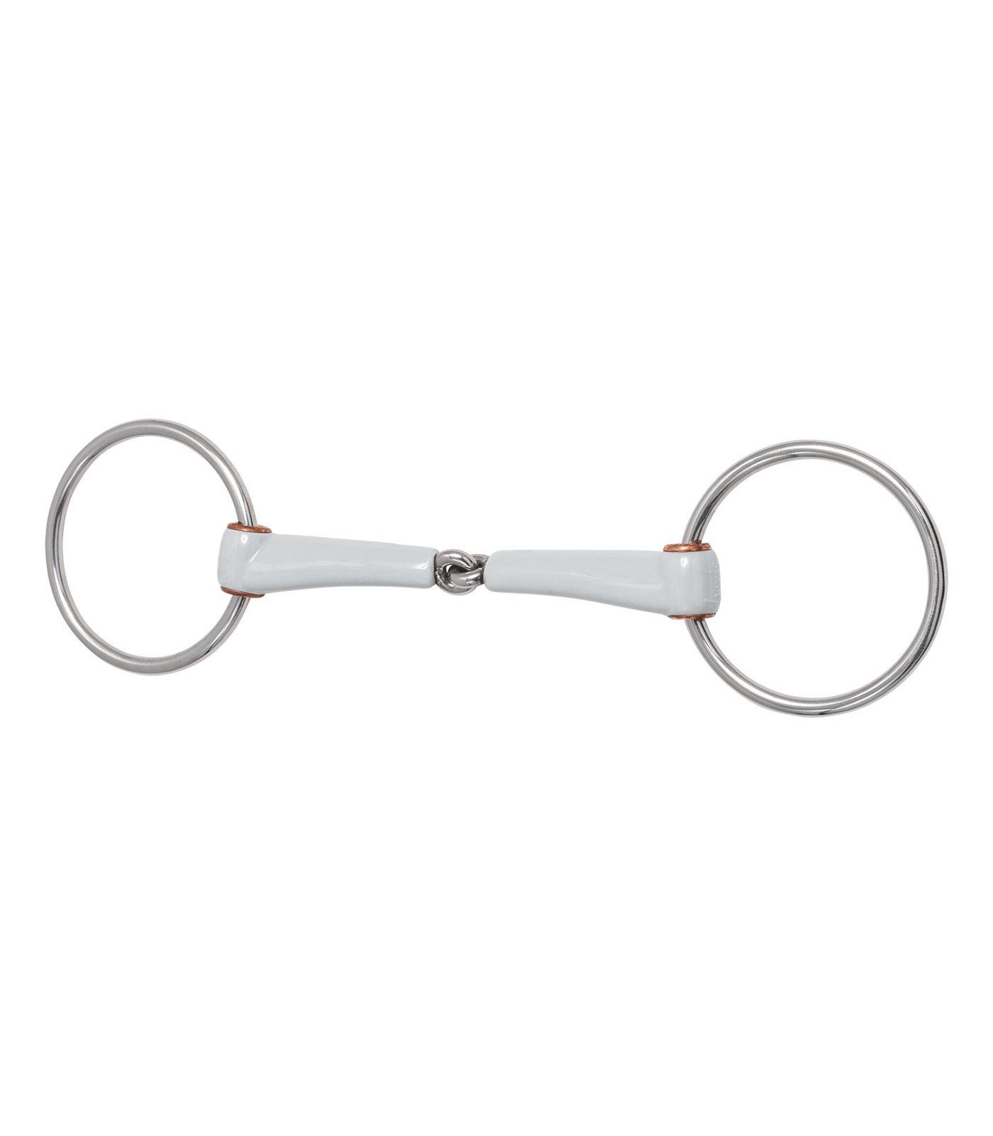 Stihlové udidlo Beris, 1× lomené, kroužky 7,5 cm
