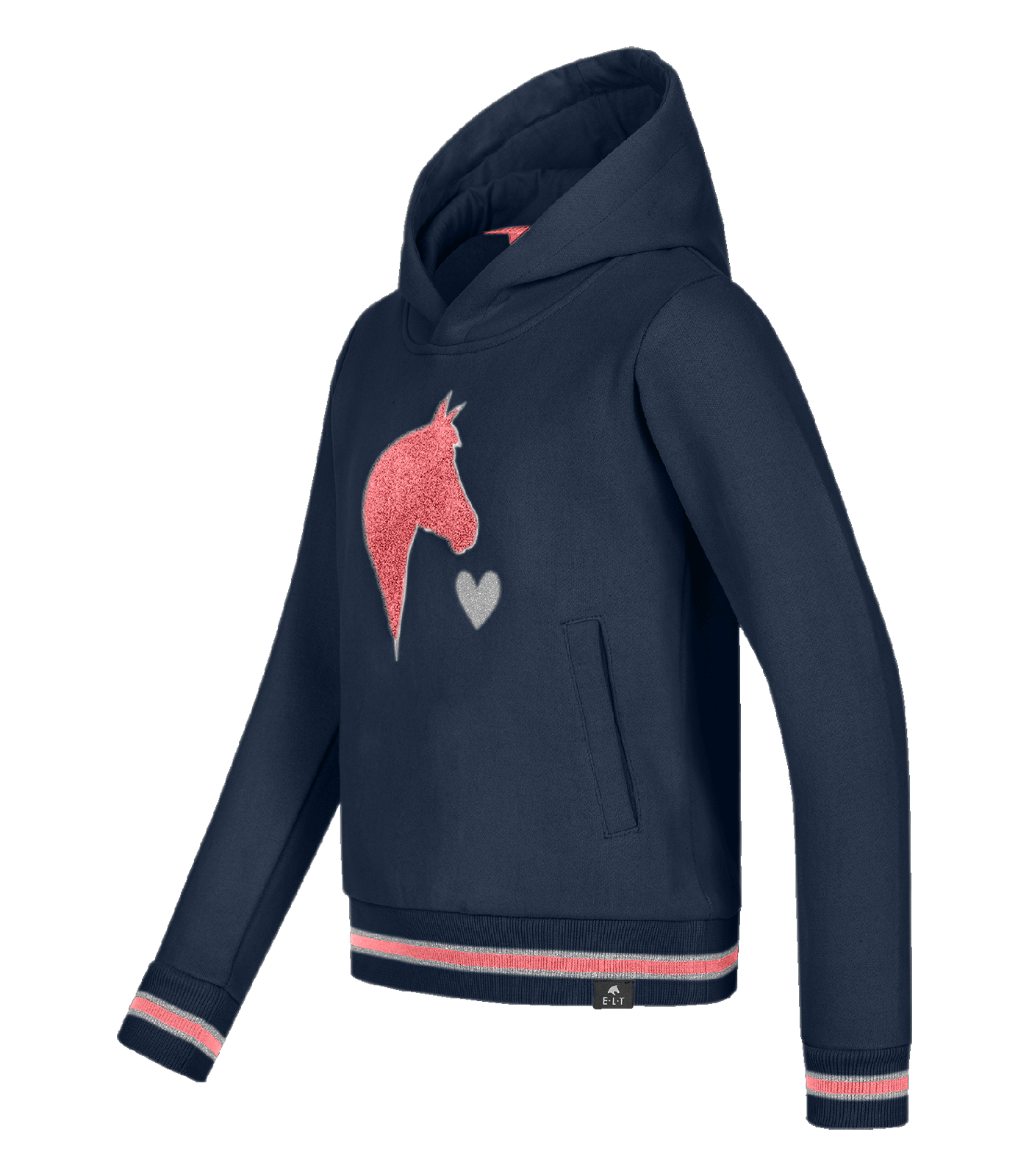 Lucky Lea Hoody, kids night blue/Lucky Heart