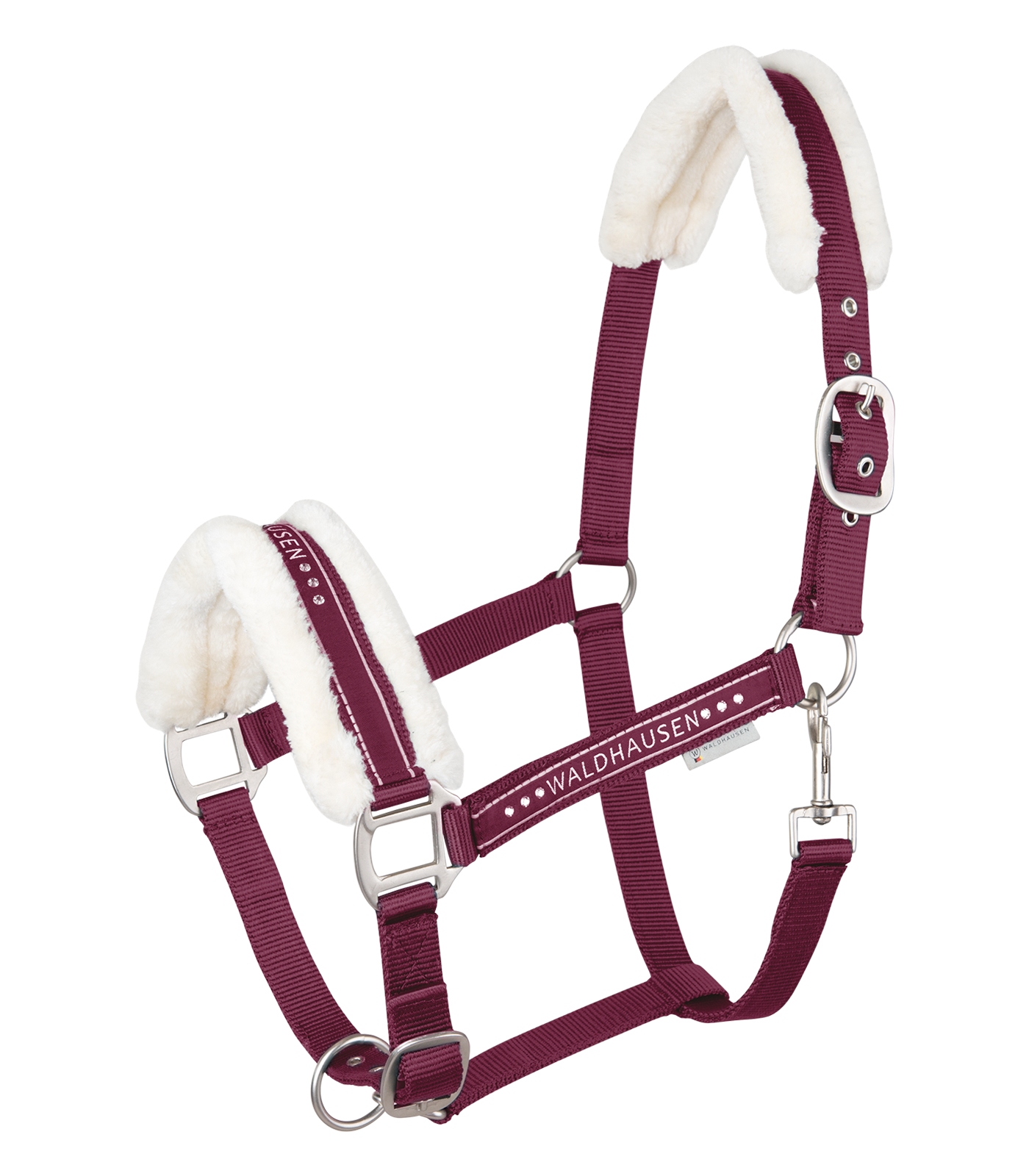 Elegant halter burgundyred