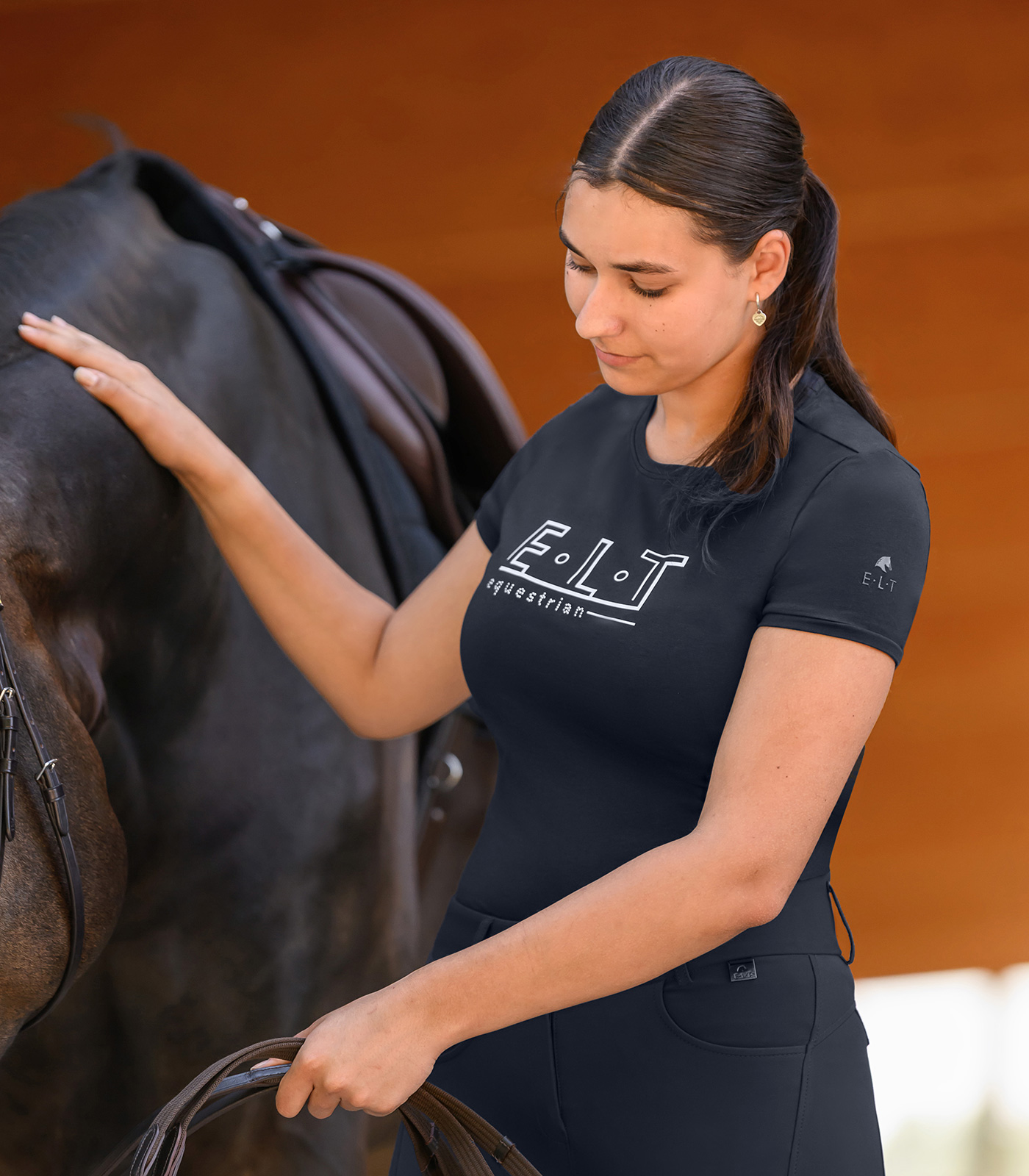 T-Shirt Salzburg tiefblau