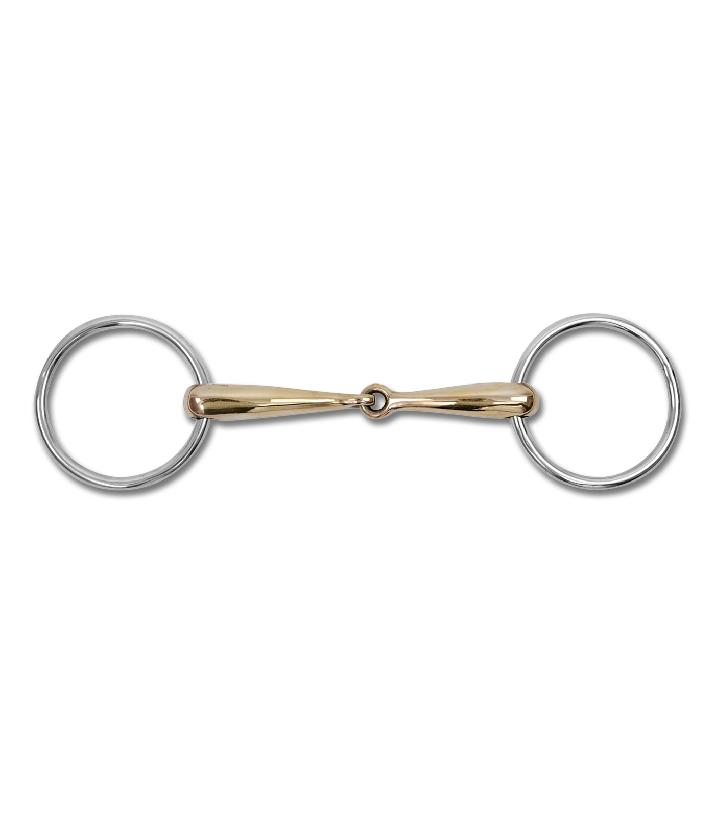 Cupris jointed snaffle, solid