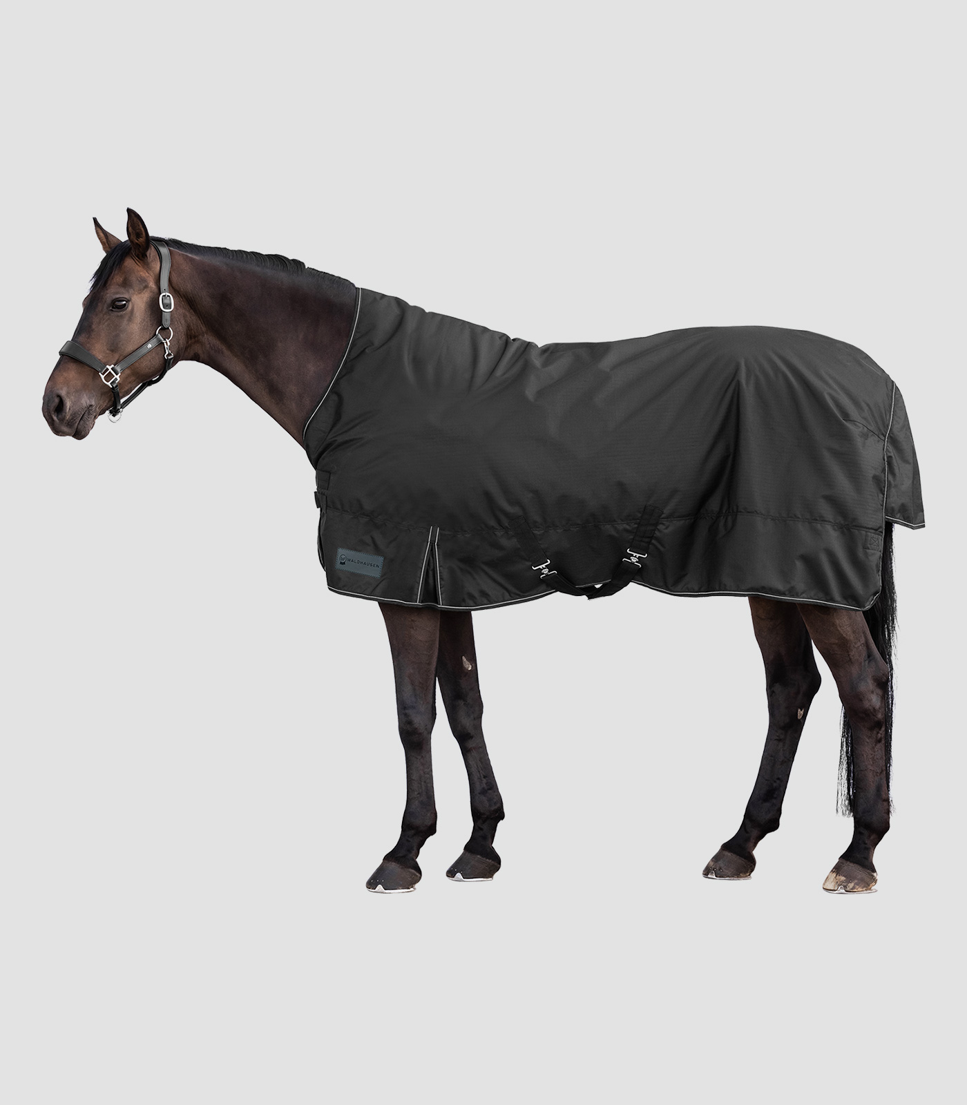 NORDIC Outdoordecke, High Neck, Light schwarz