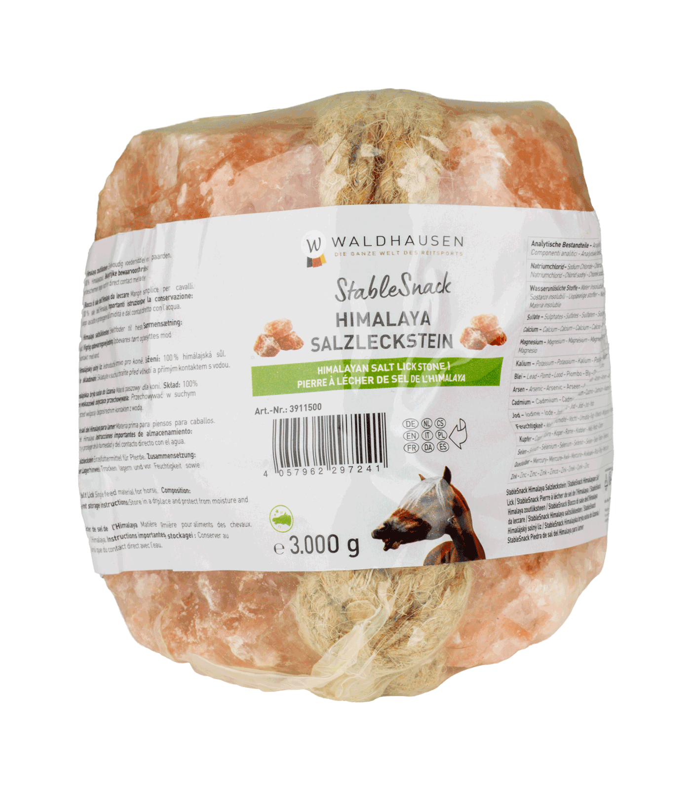StableSnack Piedra de sal del Himalaya para lamer