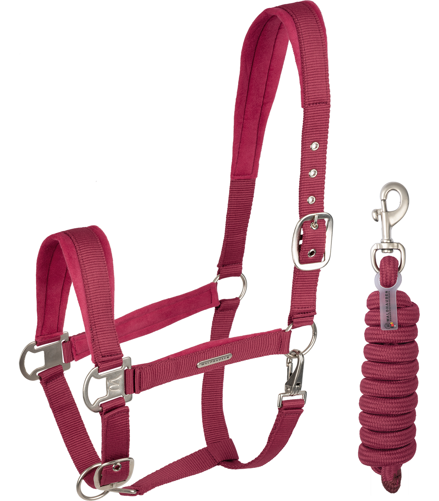 Halfter Set Velvet granatapfel