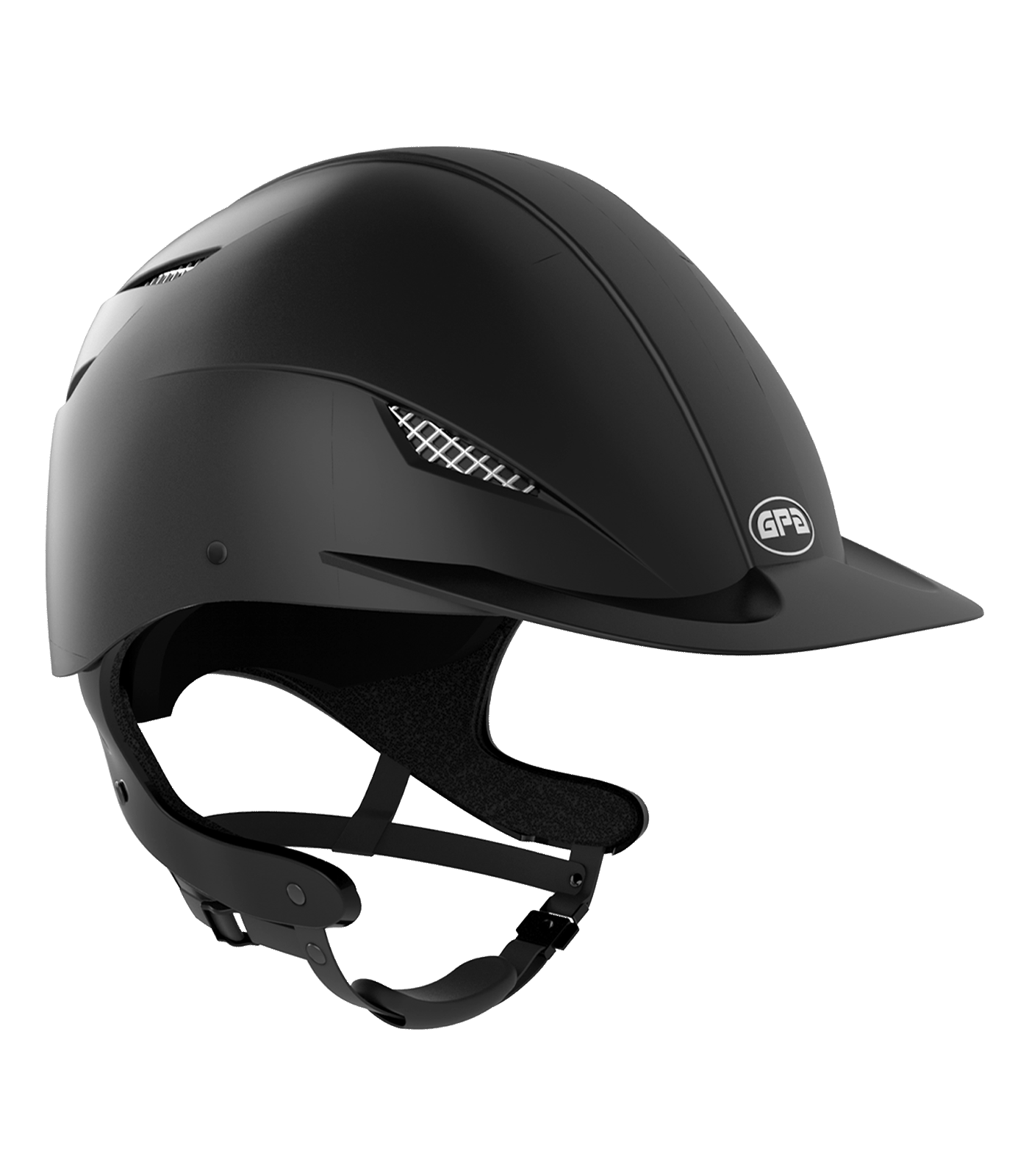 GPA Casque d'équitation EASY SPEED AIR TLS, noir brillant, 56