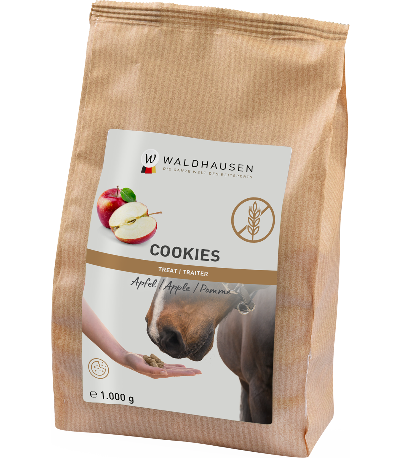 Bezobilné pamlsky pro koně Cookies, 1 kg