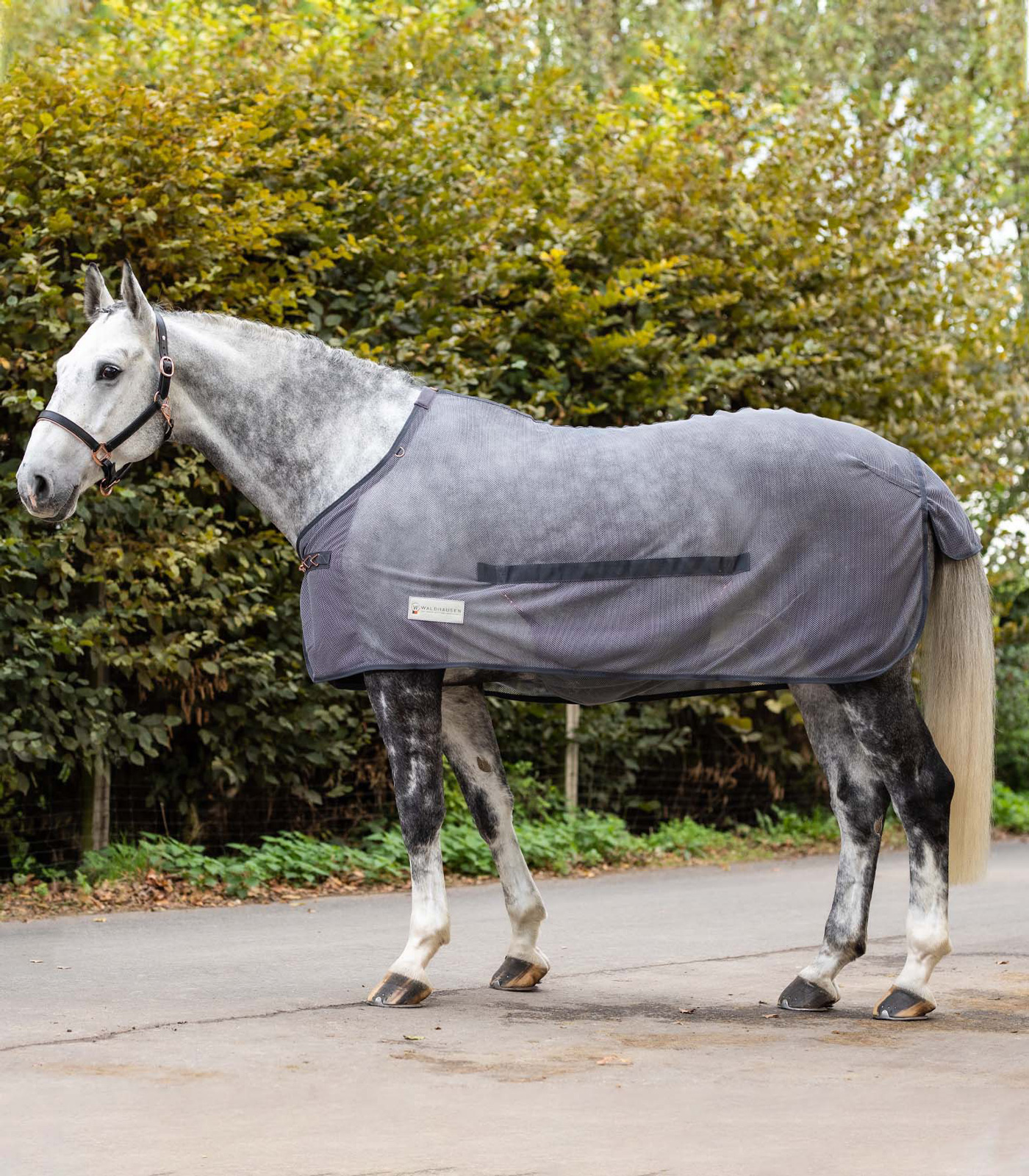 COMFORT Fly Rug, with belly flap grey