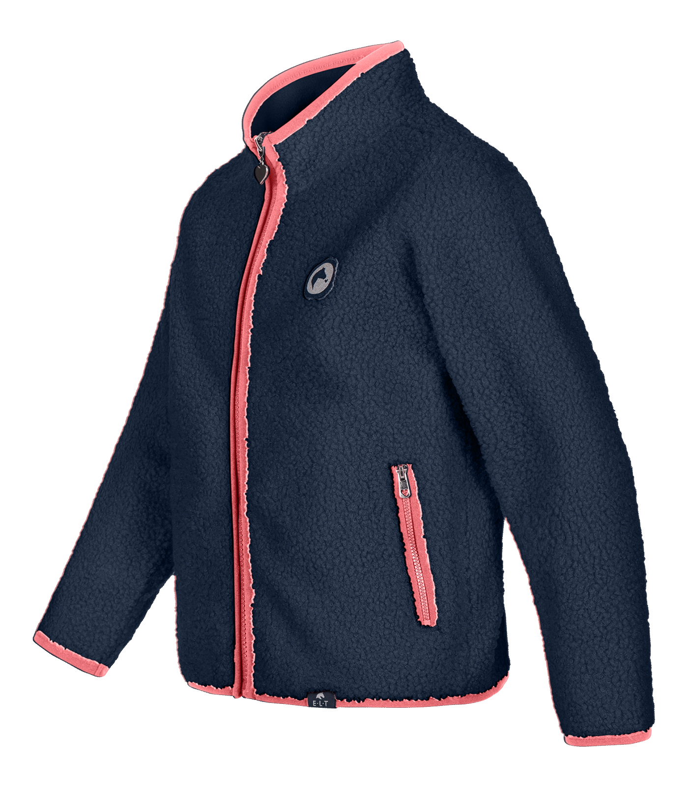 Fleece Jacke Lucky Lana, Kids nachtblau/Lucky Heart