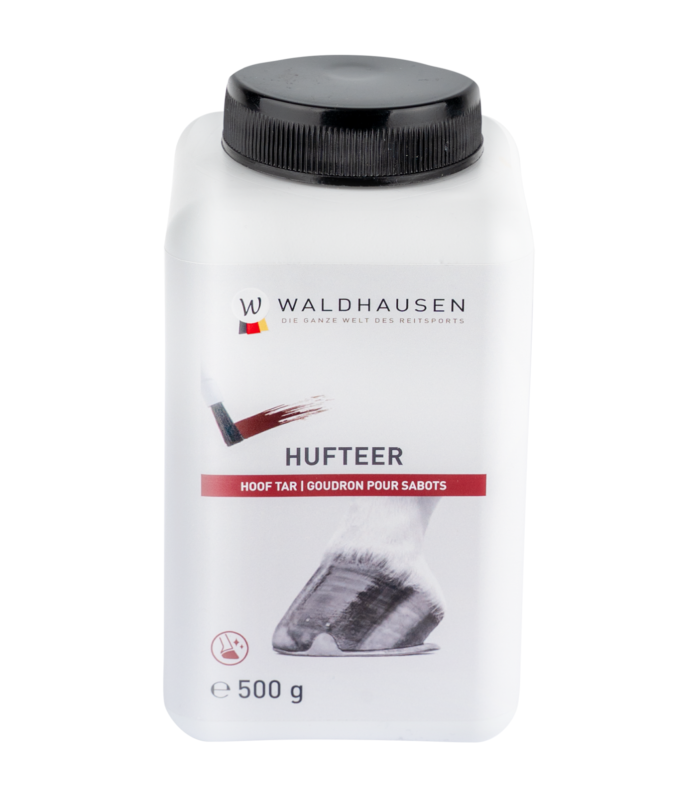 Bukový dehet na kopyta Waldhausen se štětcem, 500 g