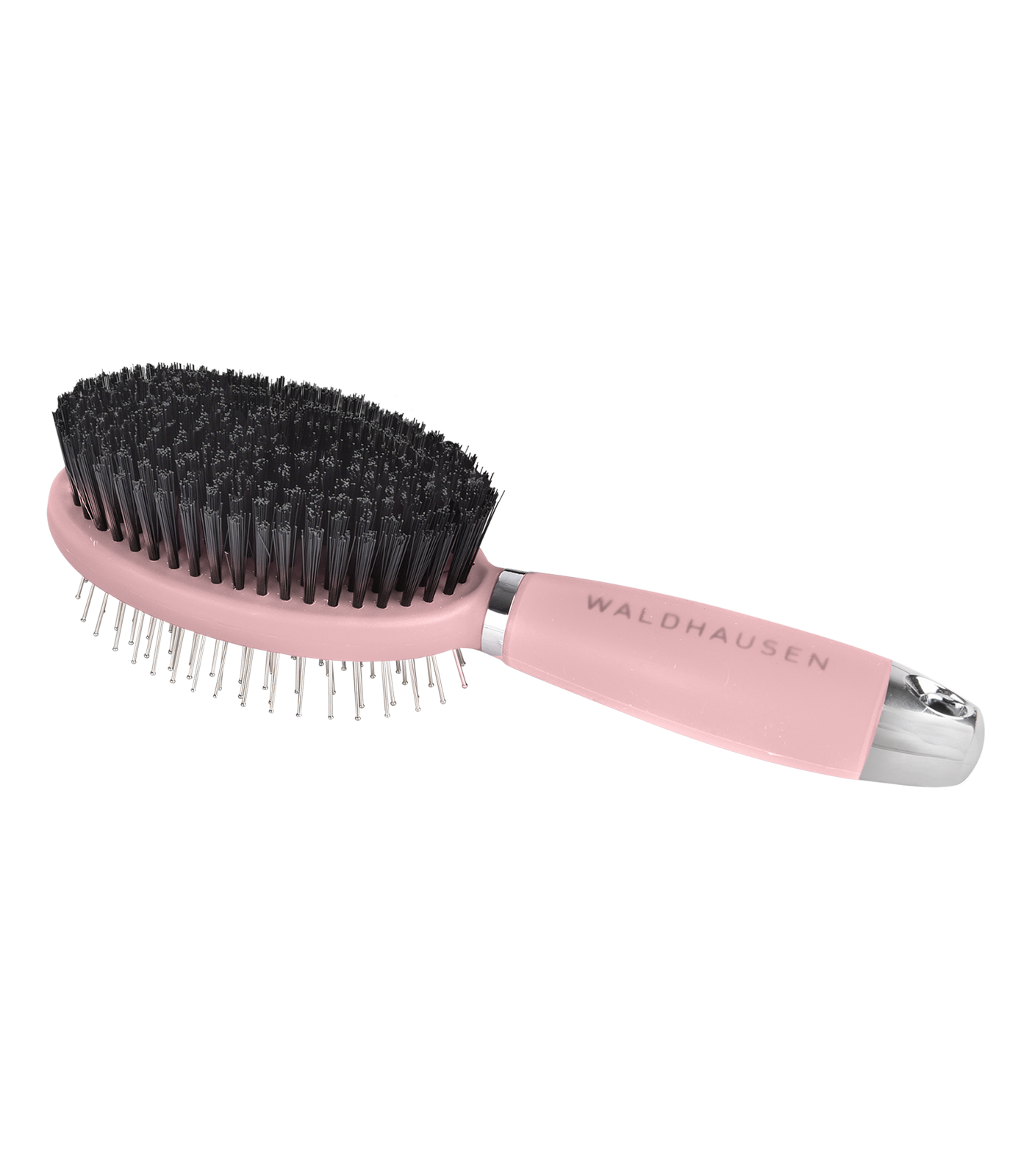 Cepillo doble con empuñadura de gel linnea rosa