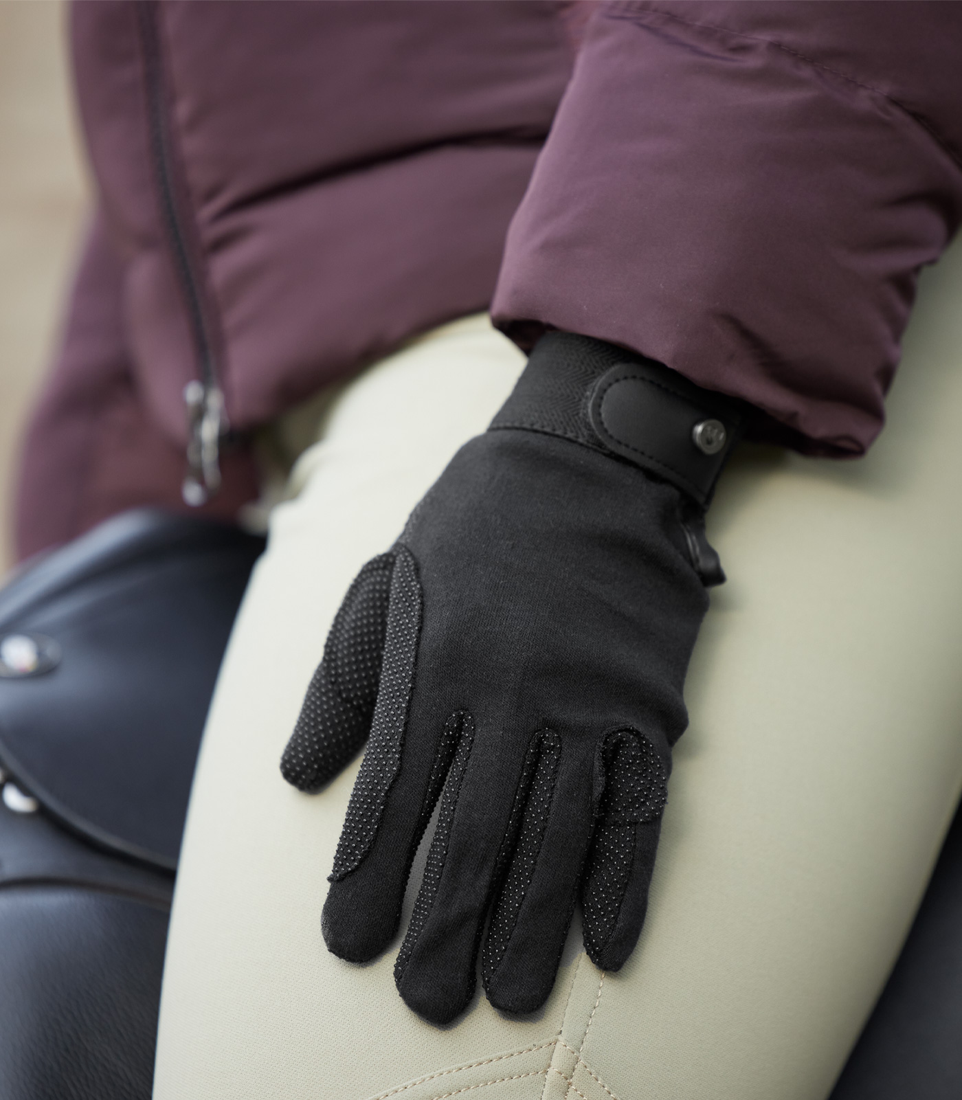 Picot Winter Riding Glove