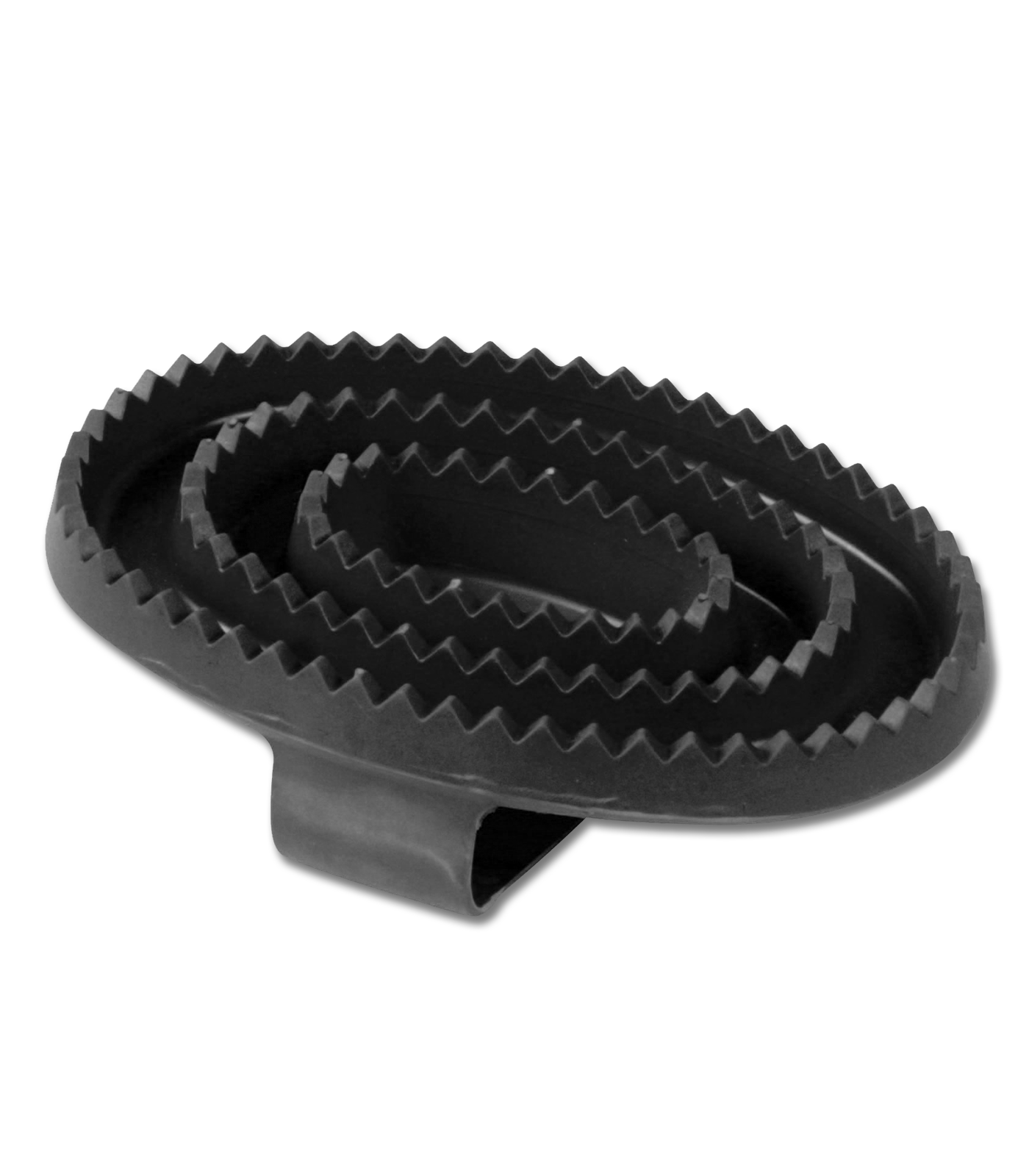 Gummistriegel schwarz