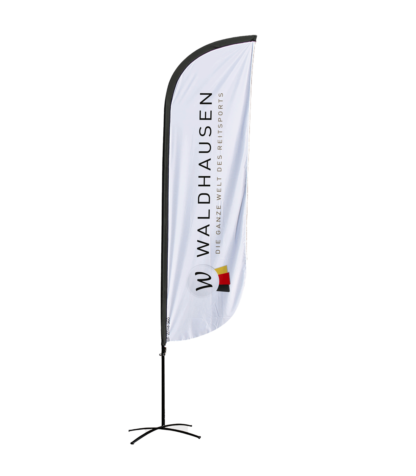Waldhausen Beachflag, S, 49 x 230 cm mit Fuß