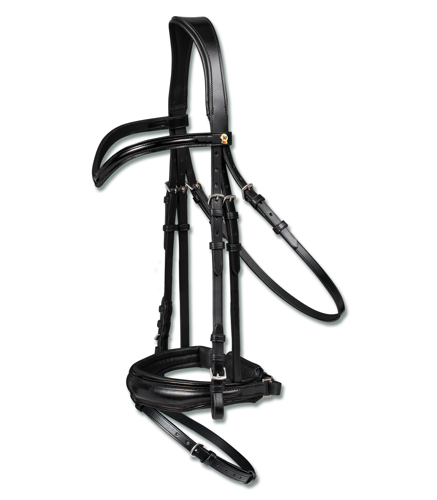 Waldhausen S-Line Patent Leather Bridle Blackshine black