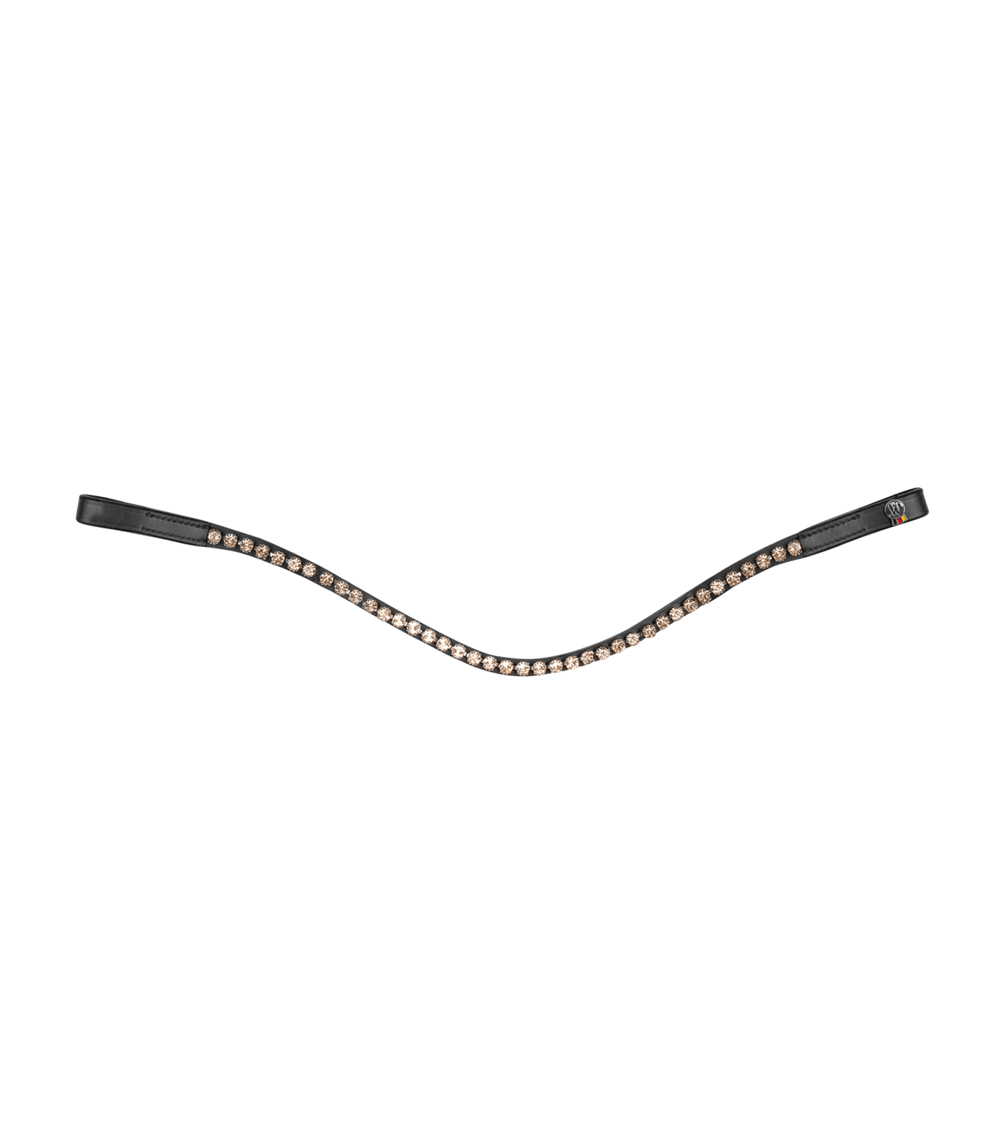 Černá prohnutá čelenka Waldhausen X-Line Glam