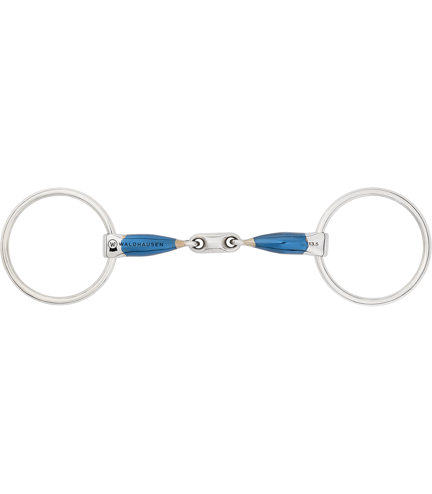 Stihlové udidlo Waldhausen Sweet Iron, 2× lomené