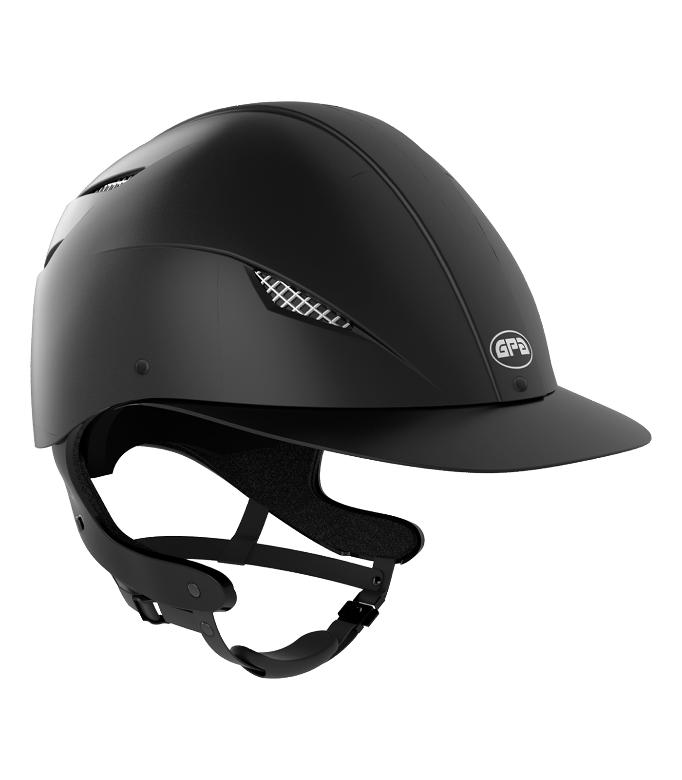 GPA EASY EVO TLS Riding Helment black mat