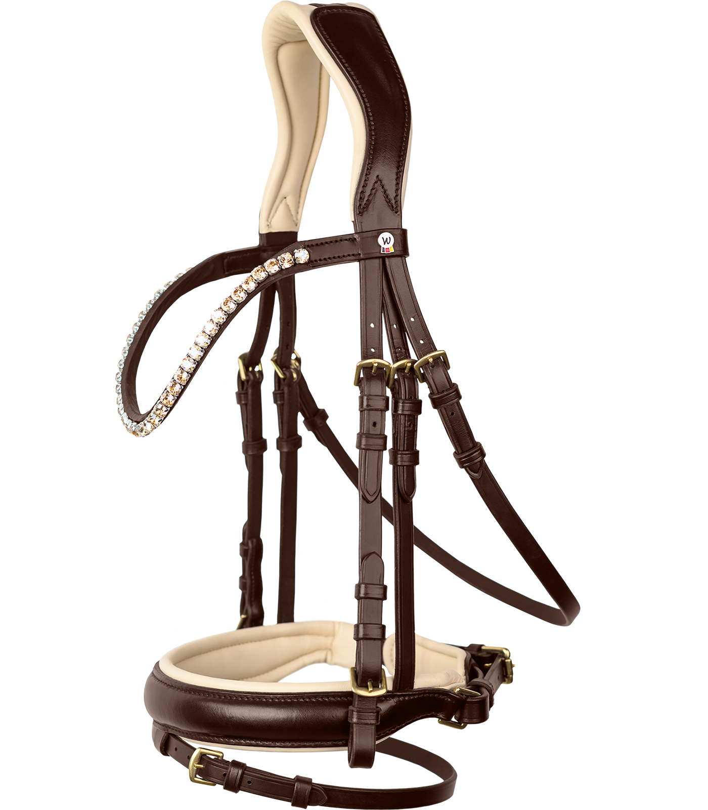 Waldhausen X-Line Trensenzaum Ivory braun