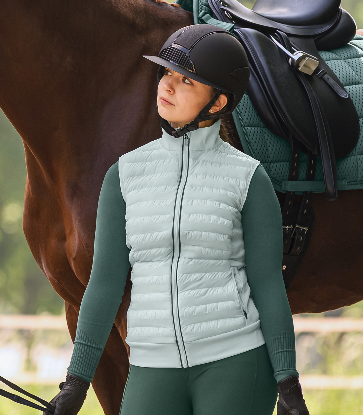 Hybrid Steppweste Seattle mintgrün