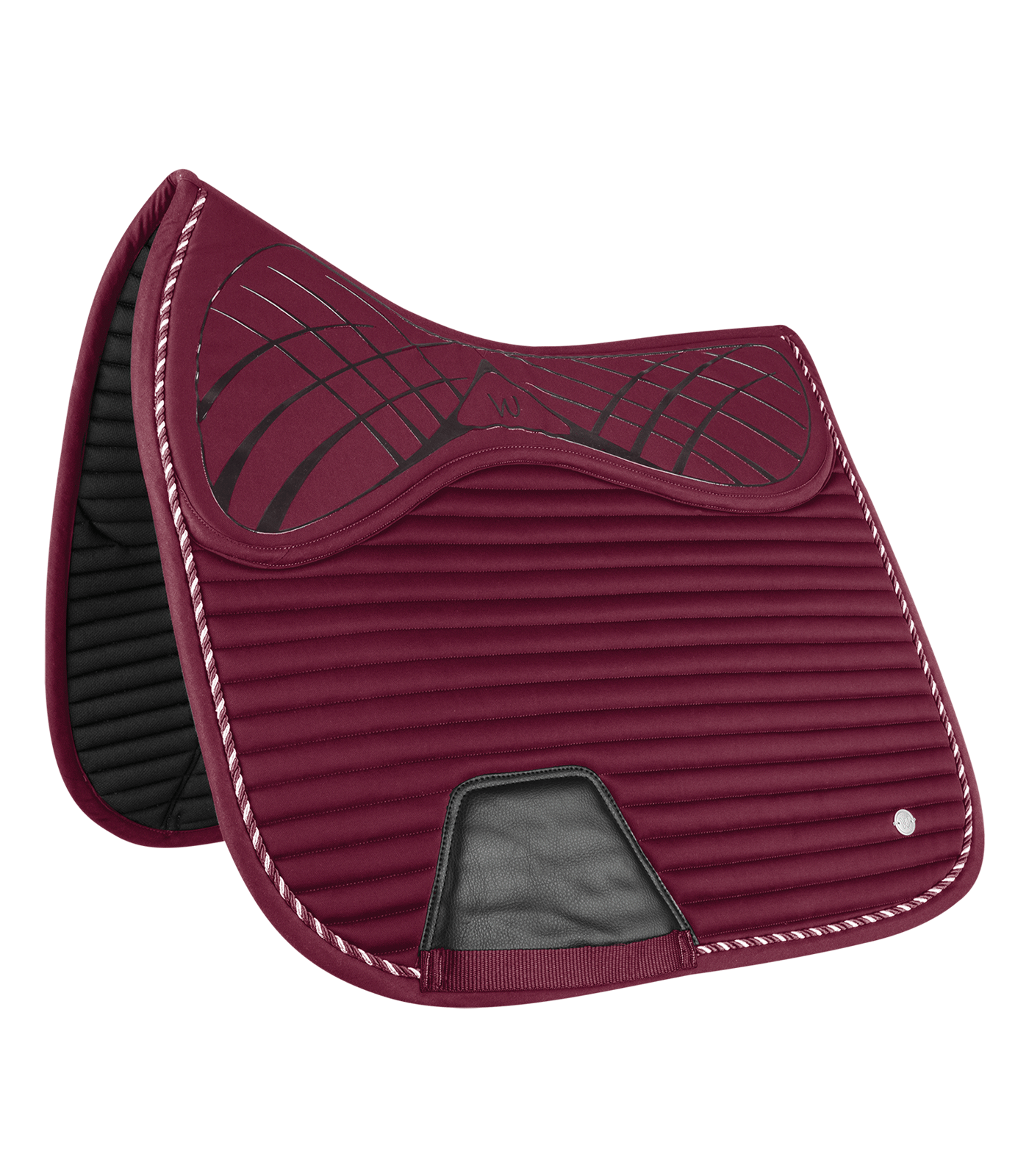 Riga saddle pad velvet red