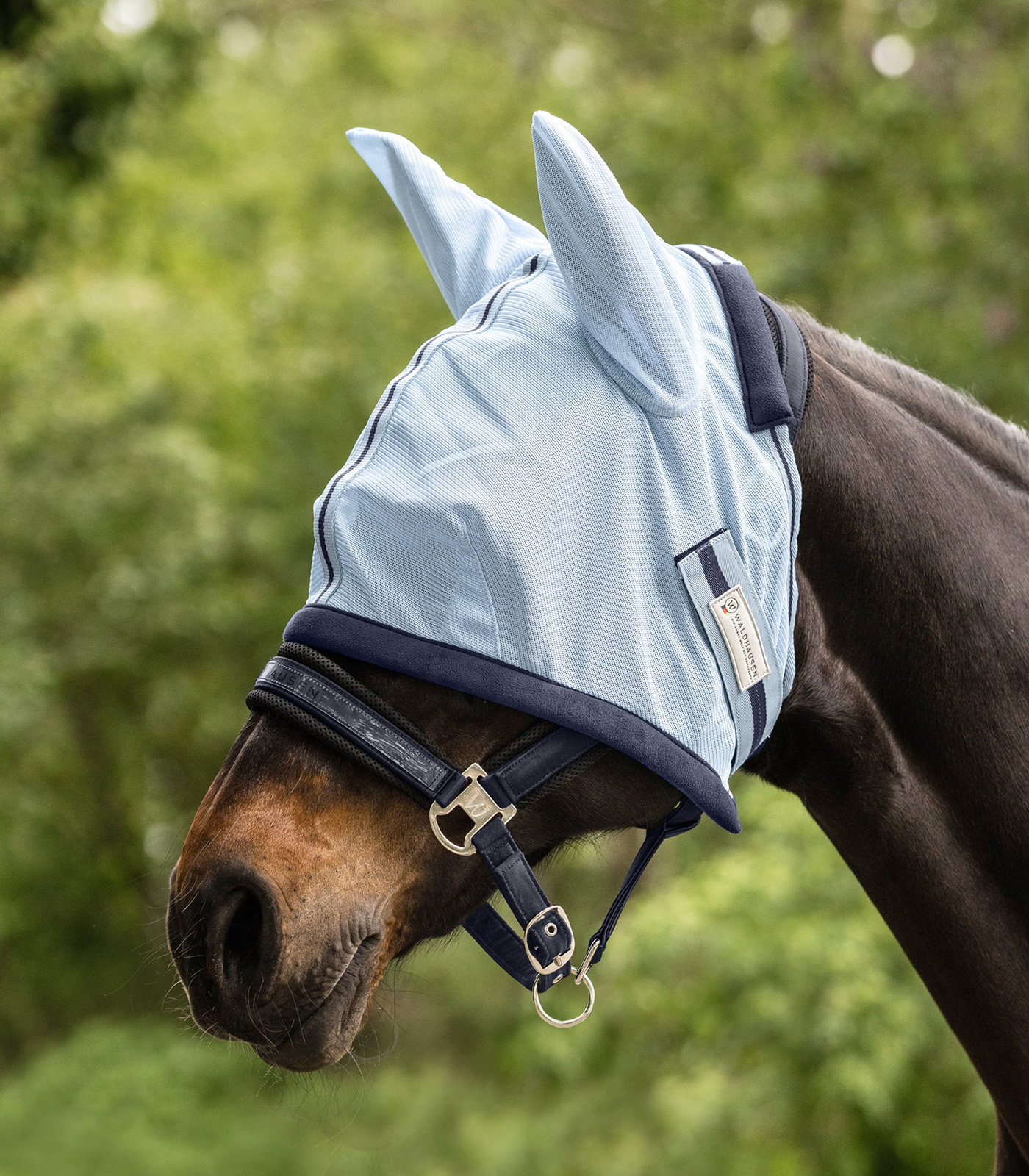 PROTECT fly mask light blue/night blue