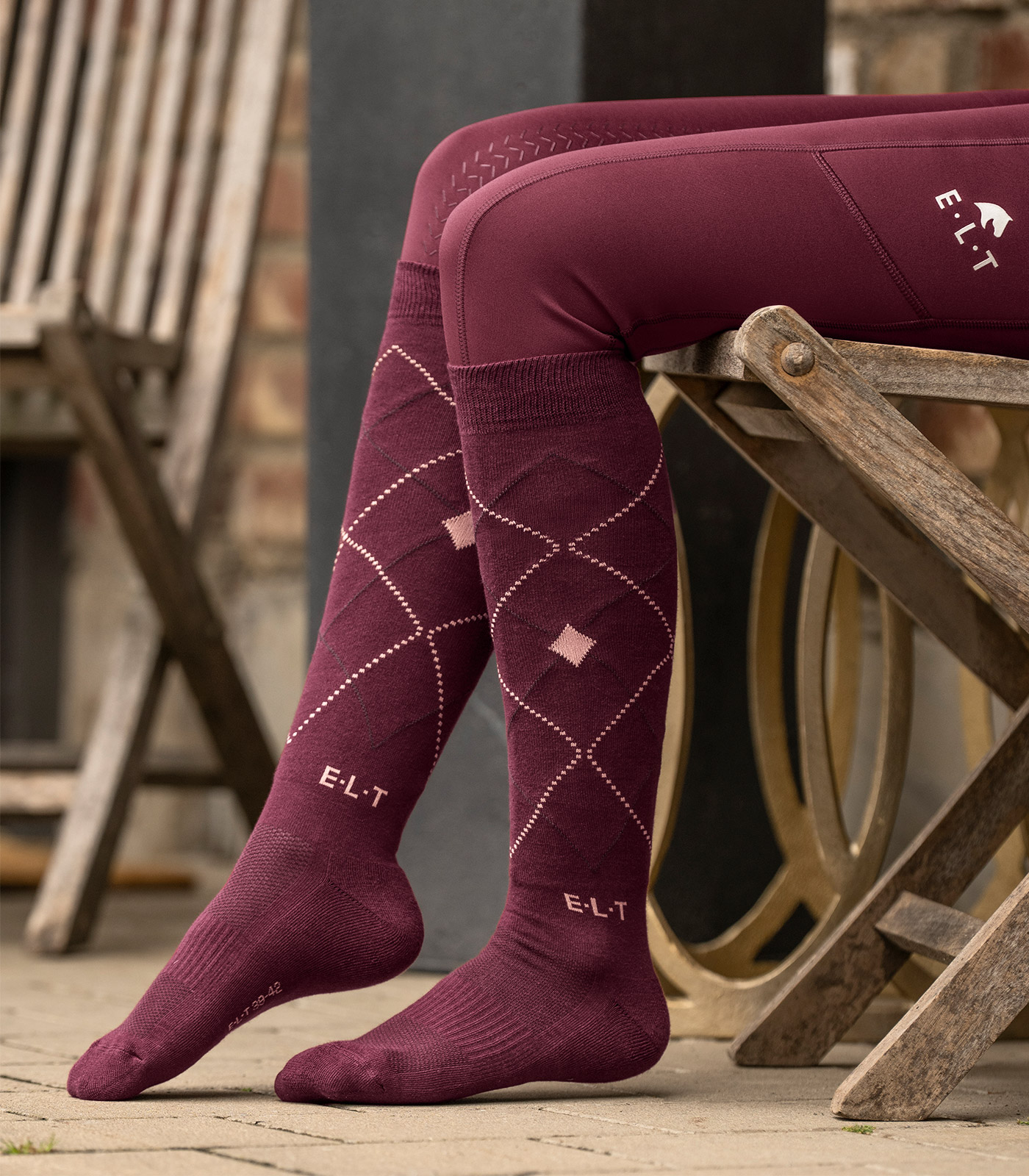 Reitsocken Argyle
