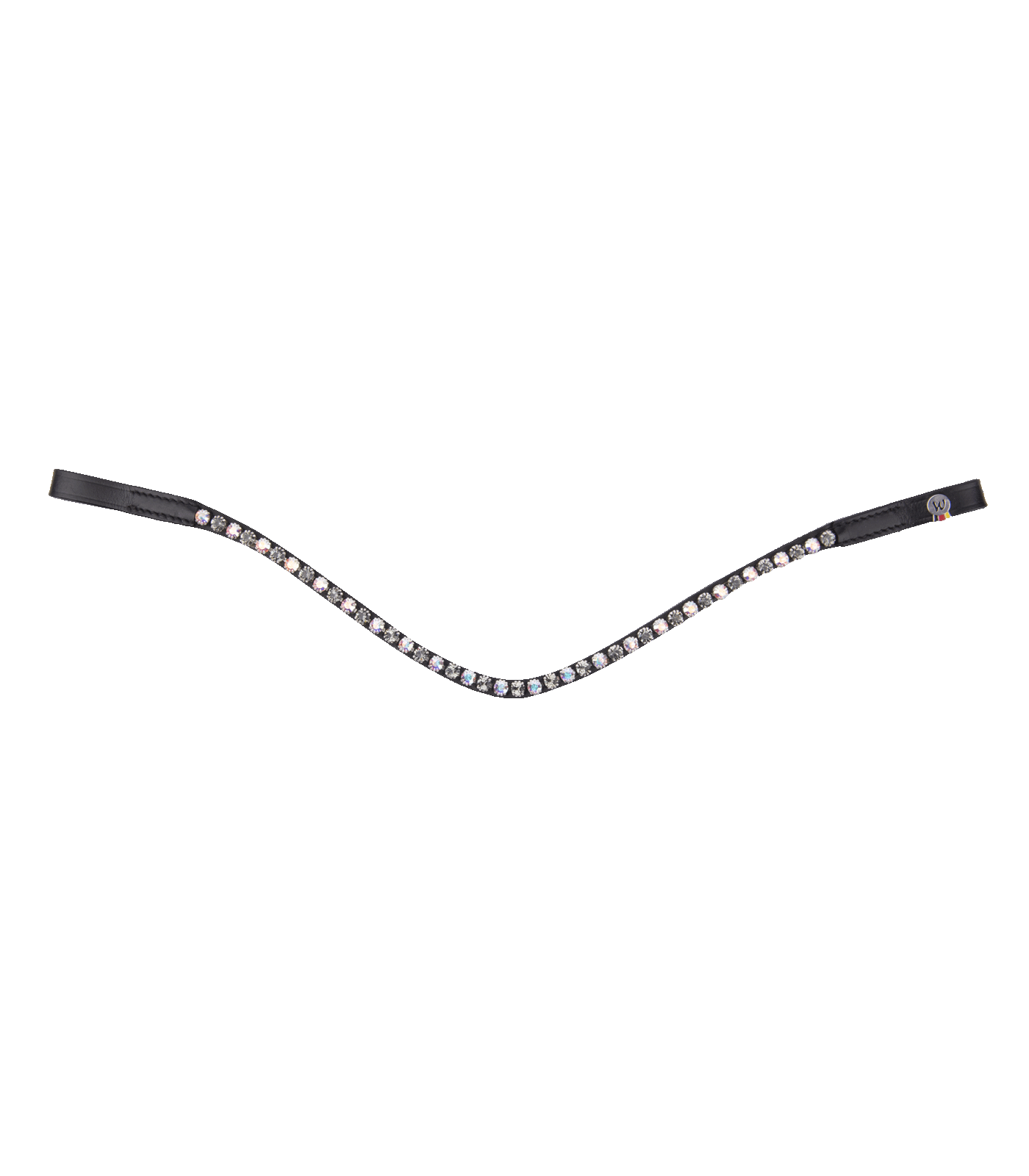 Waldhausen X-Line Stirnband Glam, schwarz schwarz/perlmutt-grau