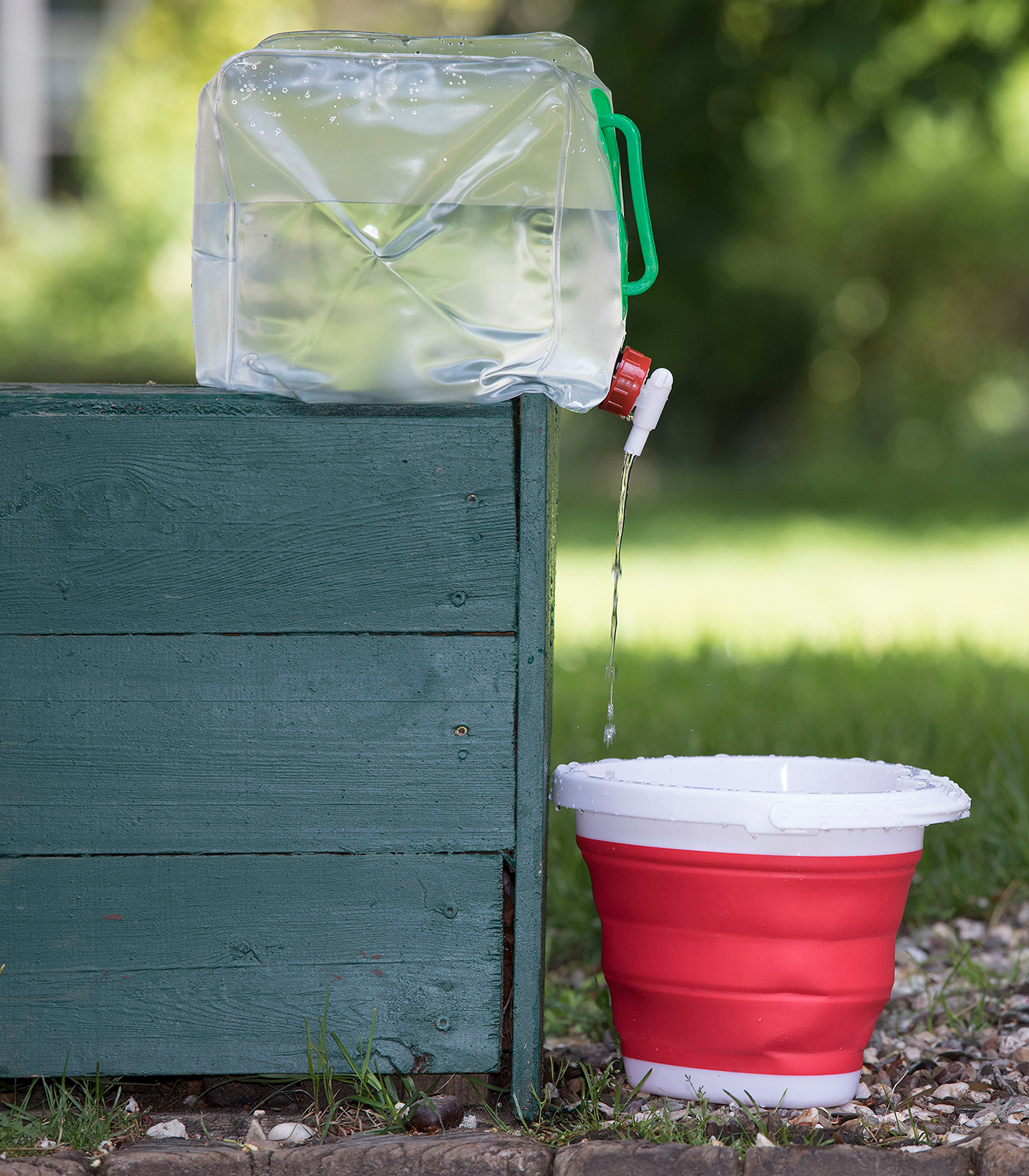 Bidón para agua plegable de 10 l