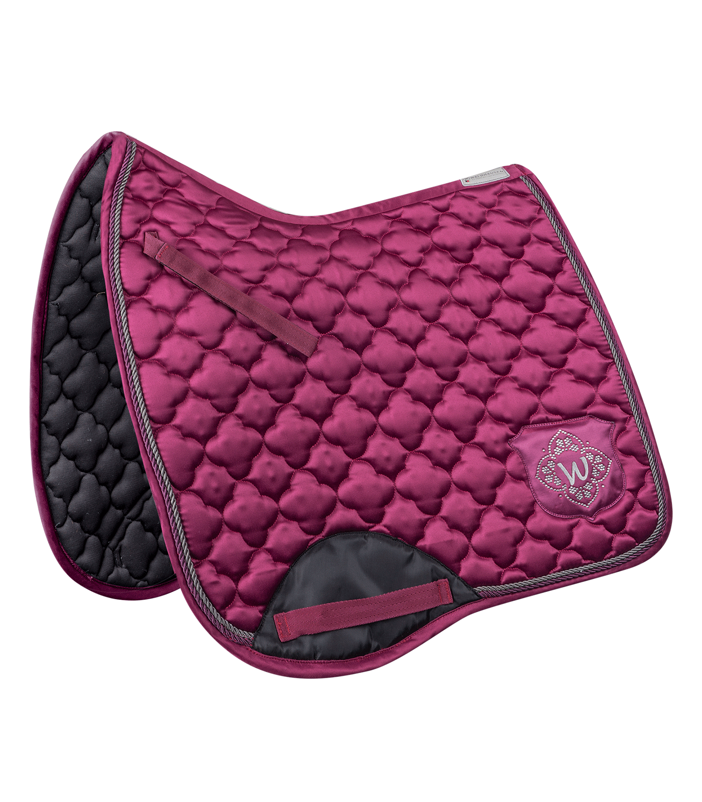 Paris Two Saddle Pad cranberry/asphalt