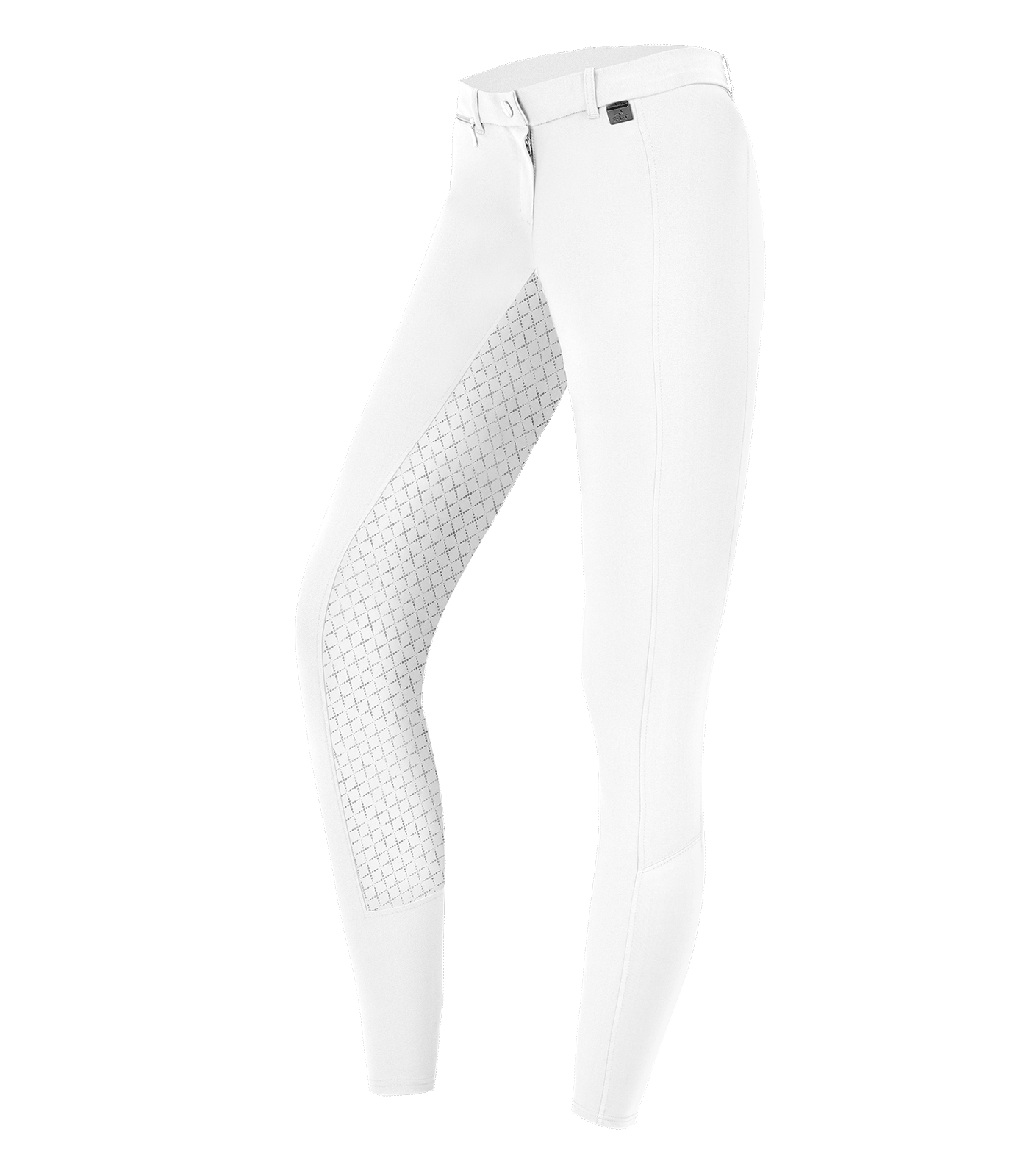 Reithose Micro Sport Silikon weiß