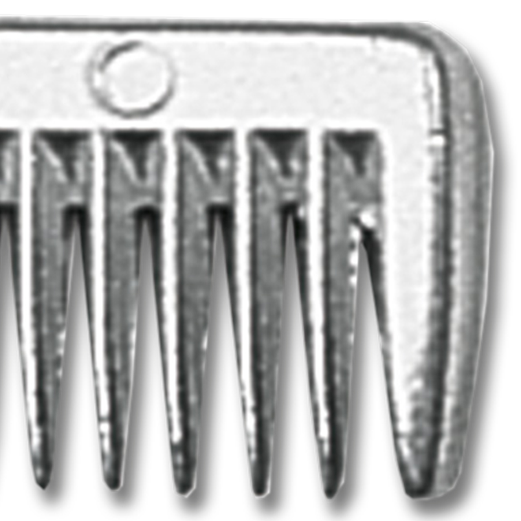 Mane Pulling Comb, metal
